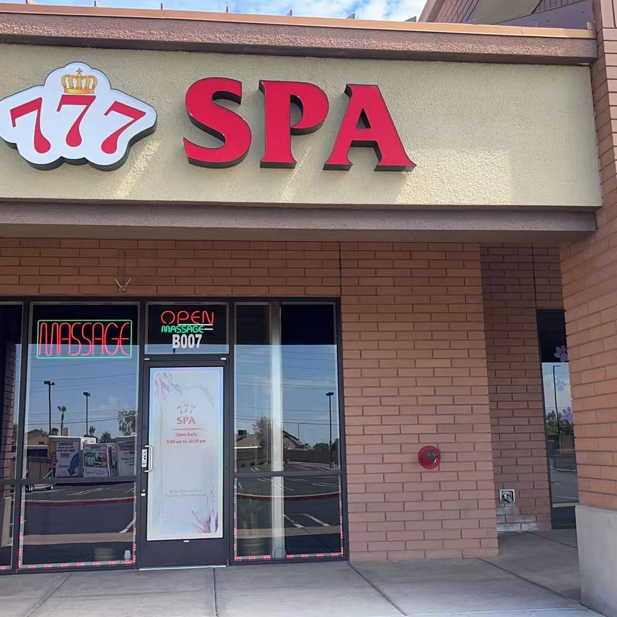 777 SPA 4330 W Union Hills Dr Ste B07, Glendale Arizona 85308