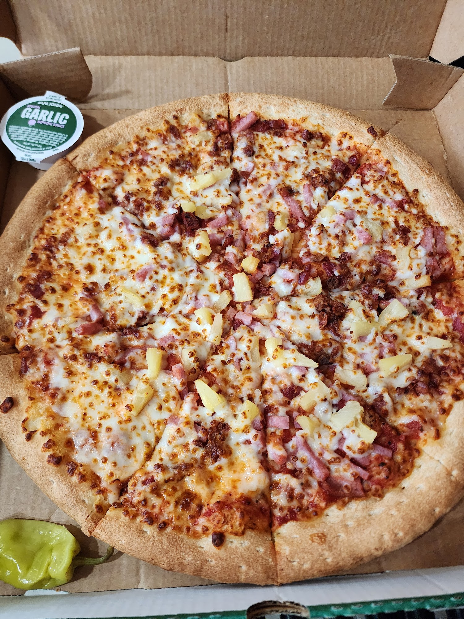 Papa Johns Pizza Menu