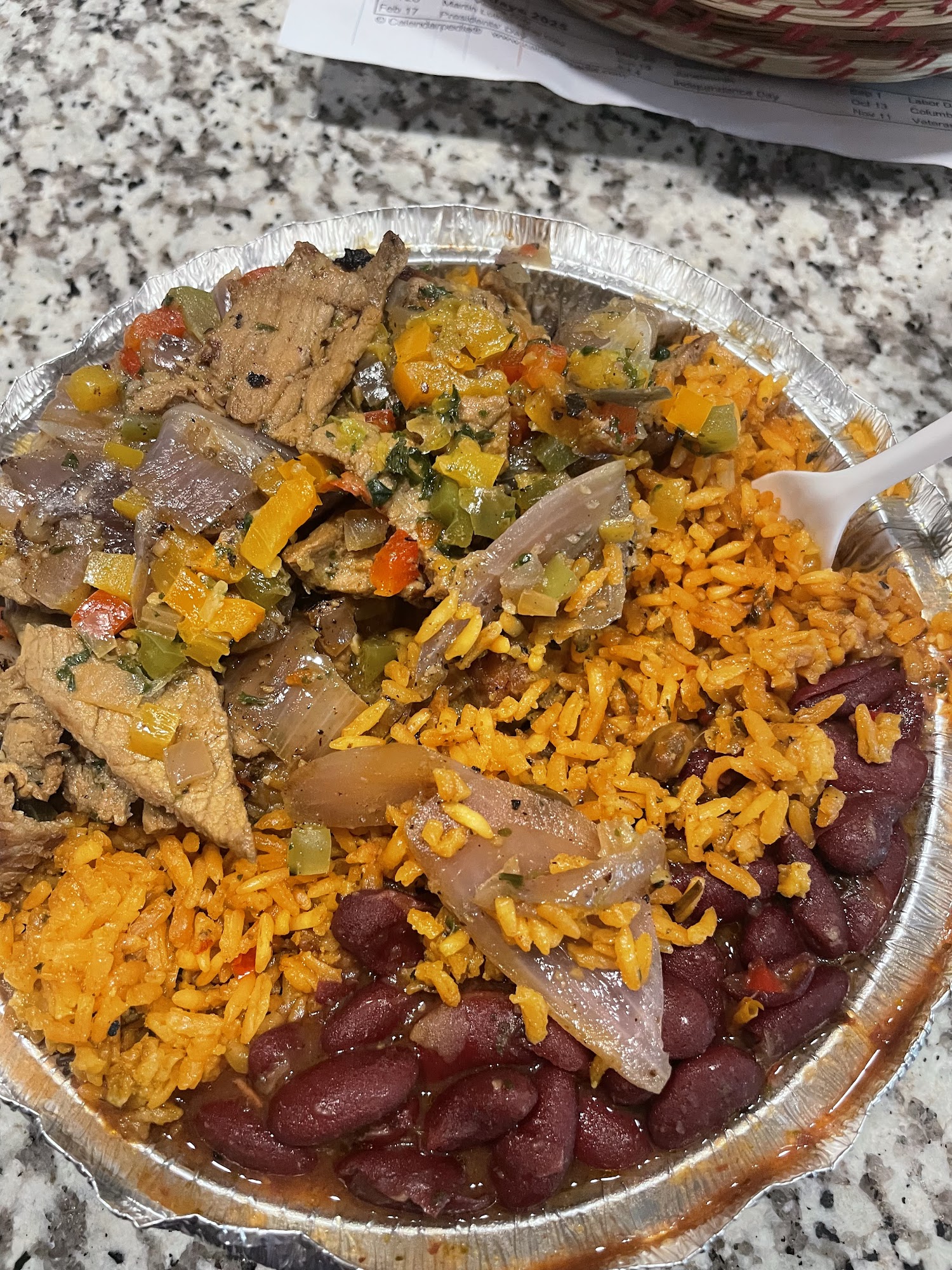 Sofrito Tan Rico Menu