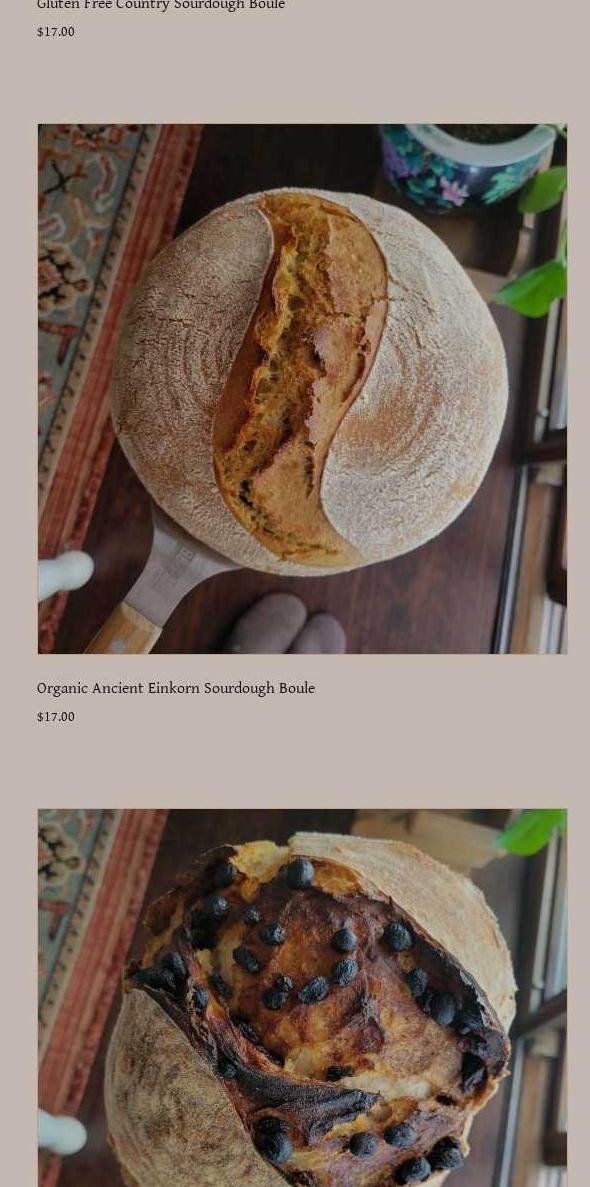 For the Love of Sourdough: A Desert Organic Sourdough House Menu