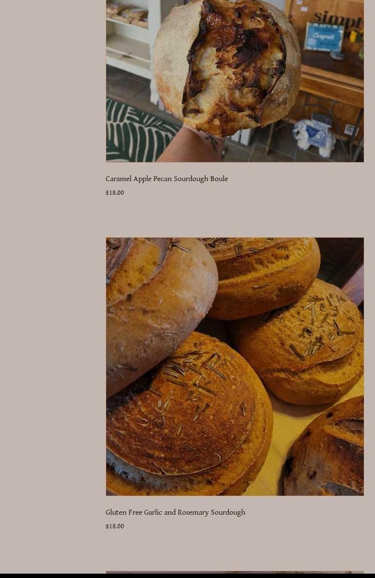 For the Love of Sourdough: A Desert Organic Sourdough House Menu