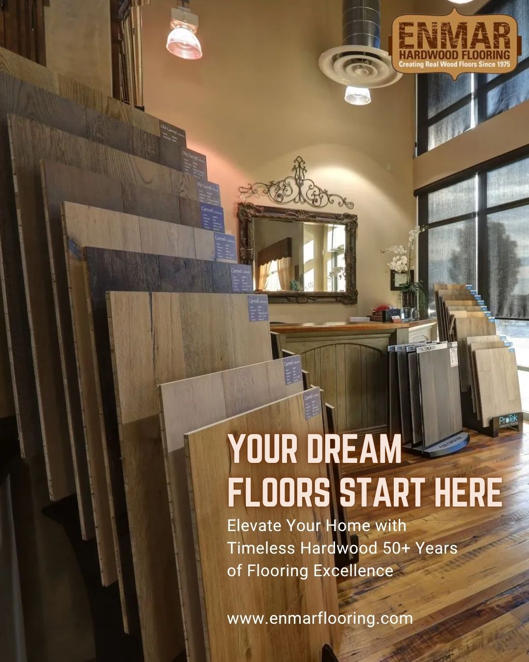 ENMAR Hardwood Flooring - Product Showroom