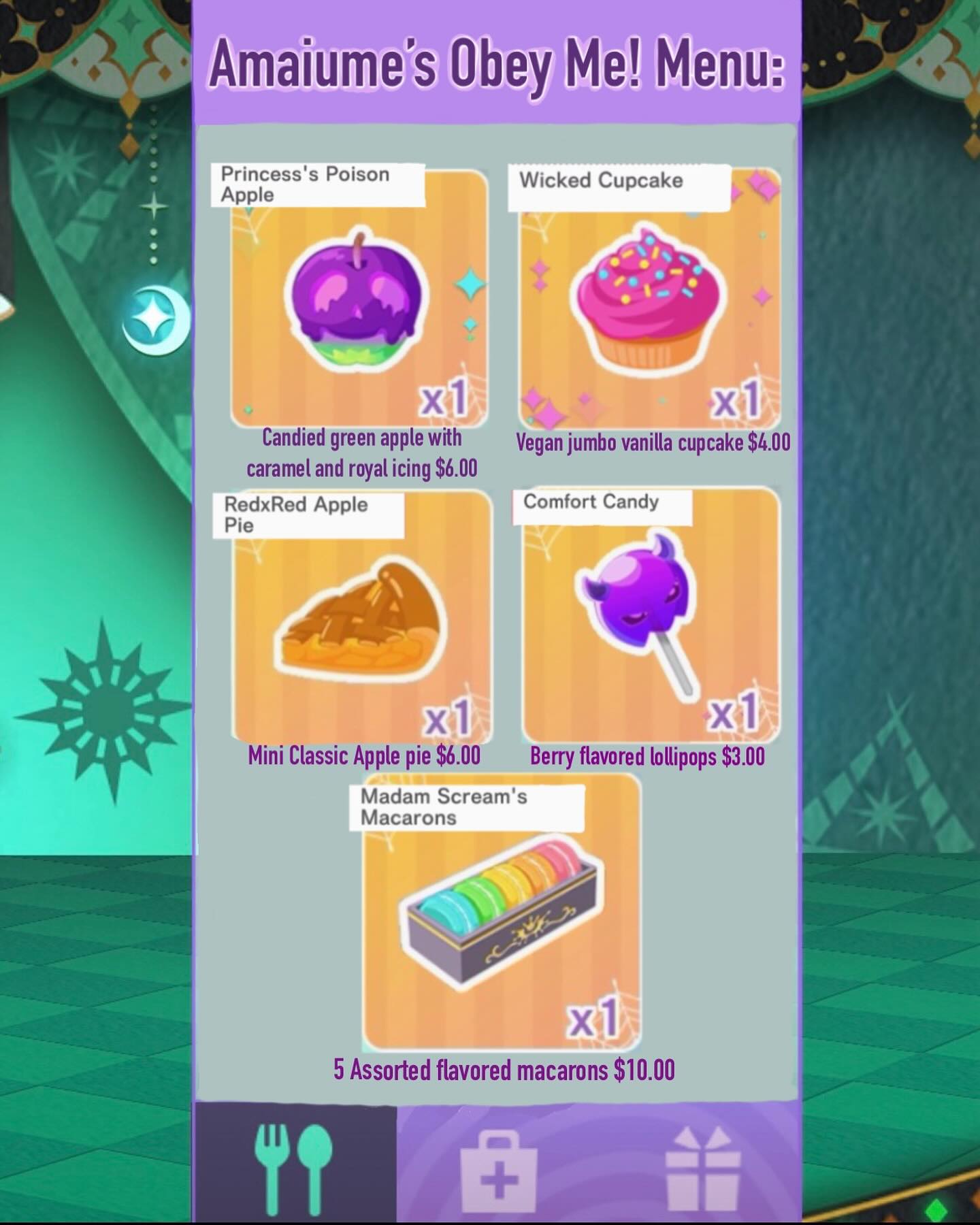 Amai Ume Bakery Menu