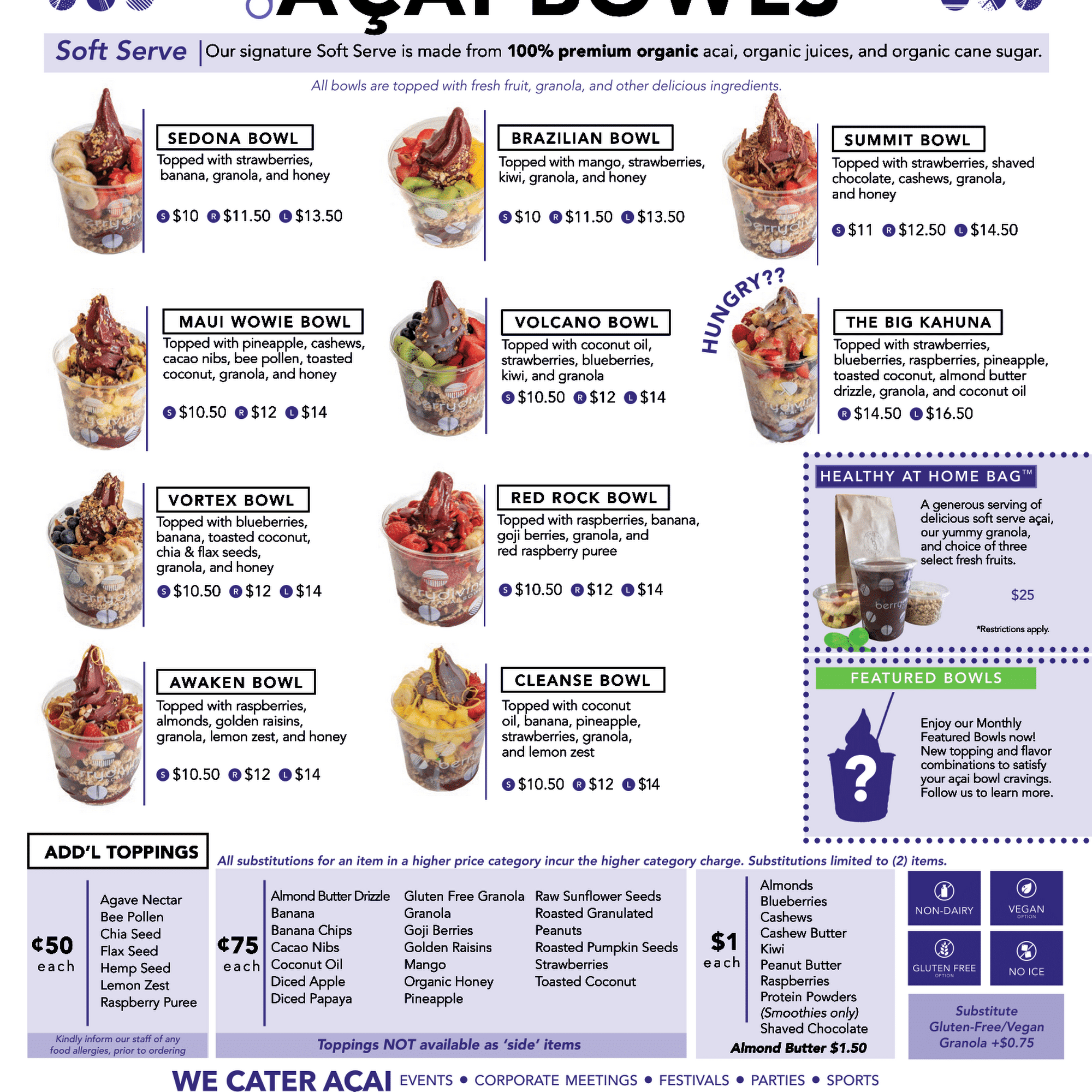 Berry Divine Acai Bowls