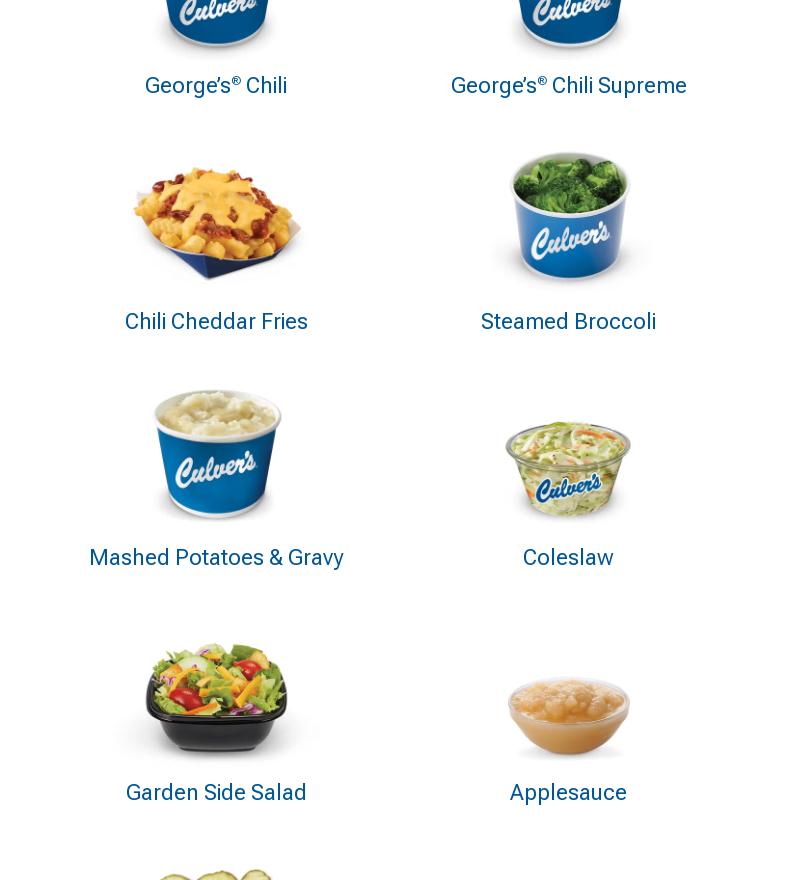 Culver’s Menu