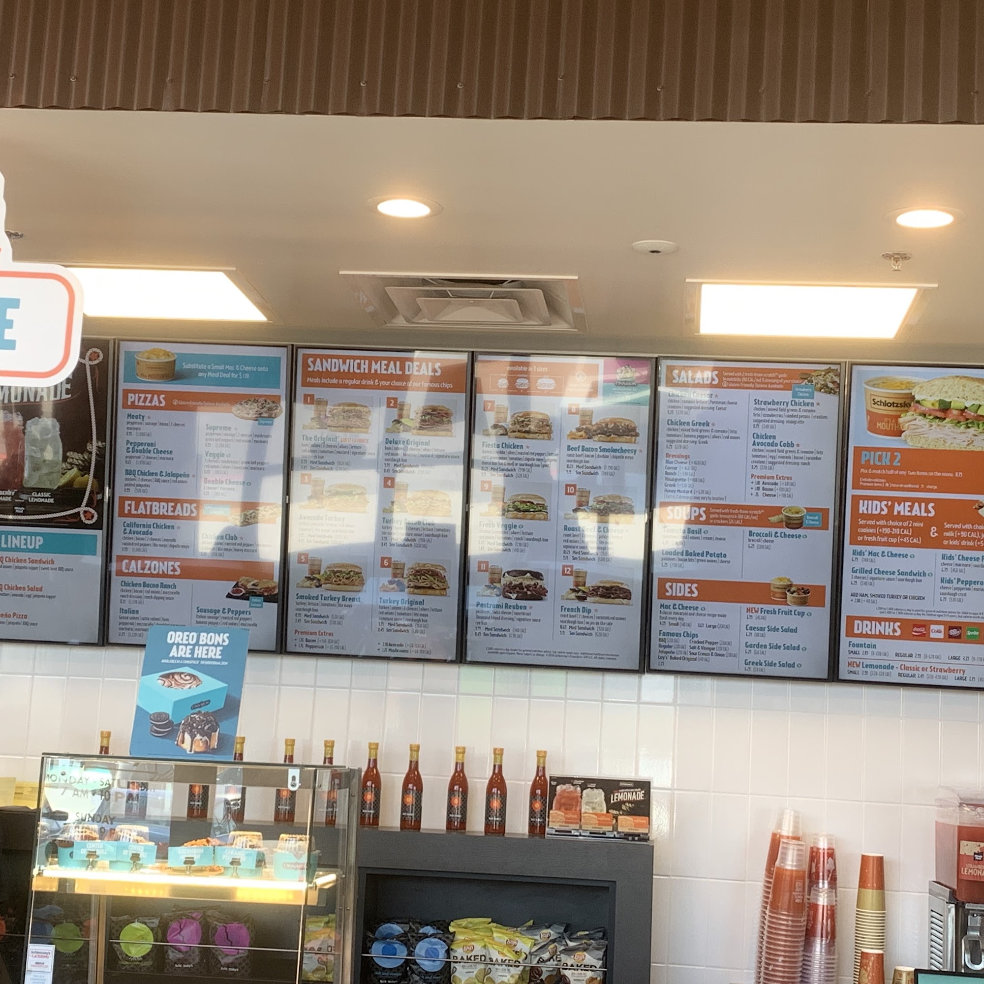 Schlotzsky's Menu