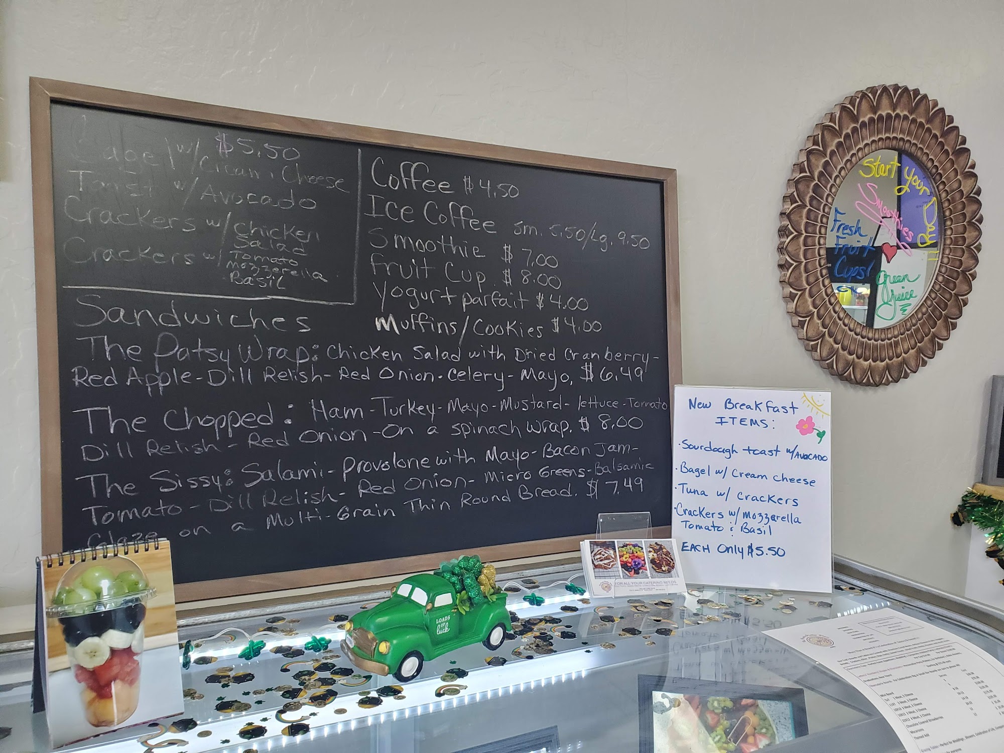 The Party Platter Place Menu