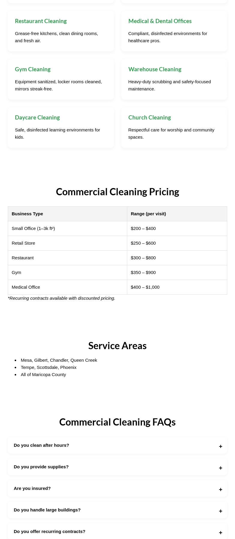 Your Total Clean 1915 S 39th St, Mesa Arizona 85206