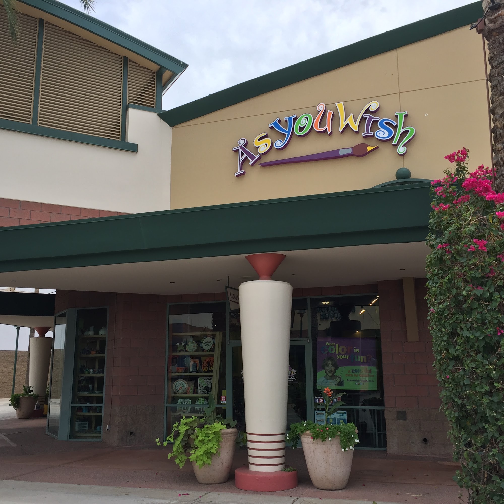 As You Wish Pottery Painting Place at Mesa Grand 1649 S Stapley Dr # 101, Mesa Arizona 85204