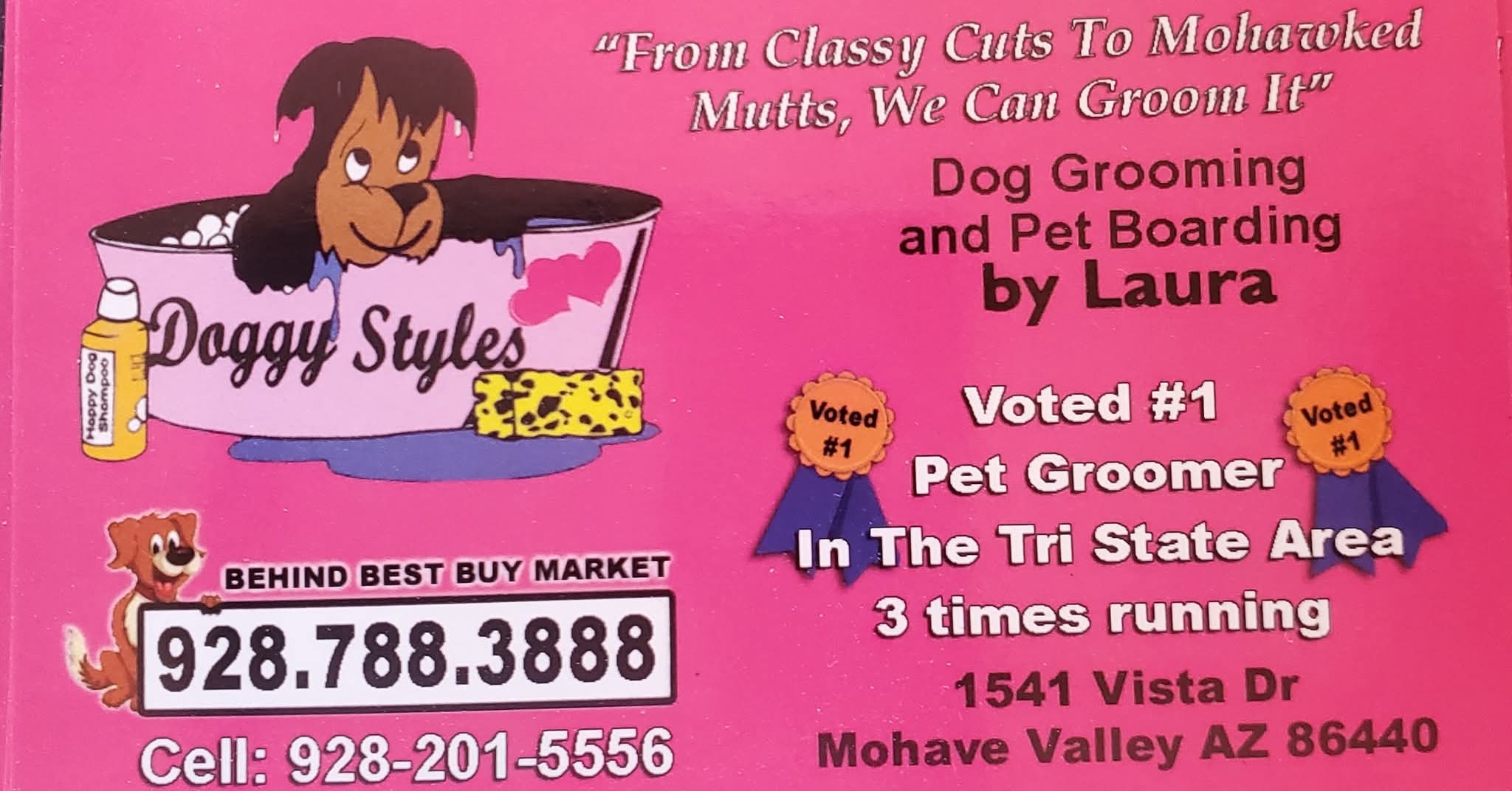 DoggyStyles Grooming and Boarding Mohave Valley