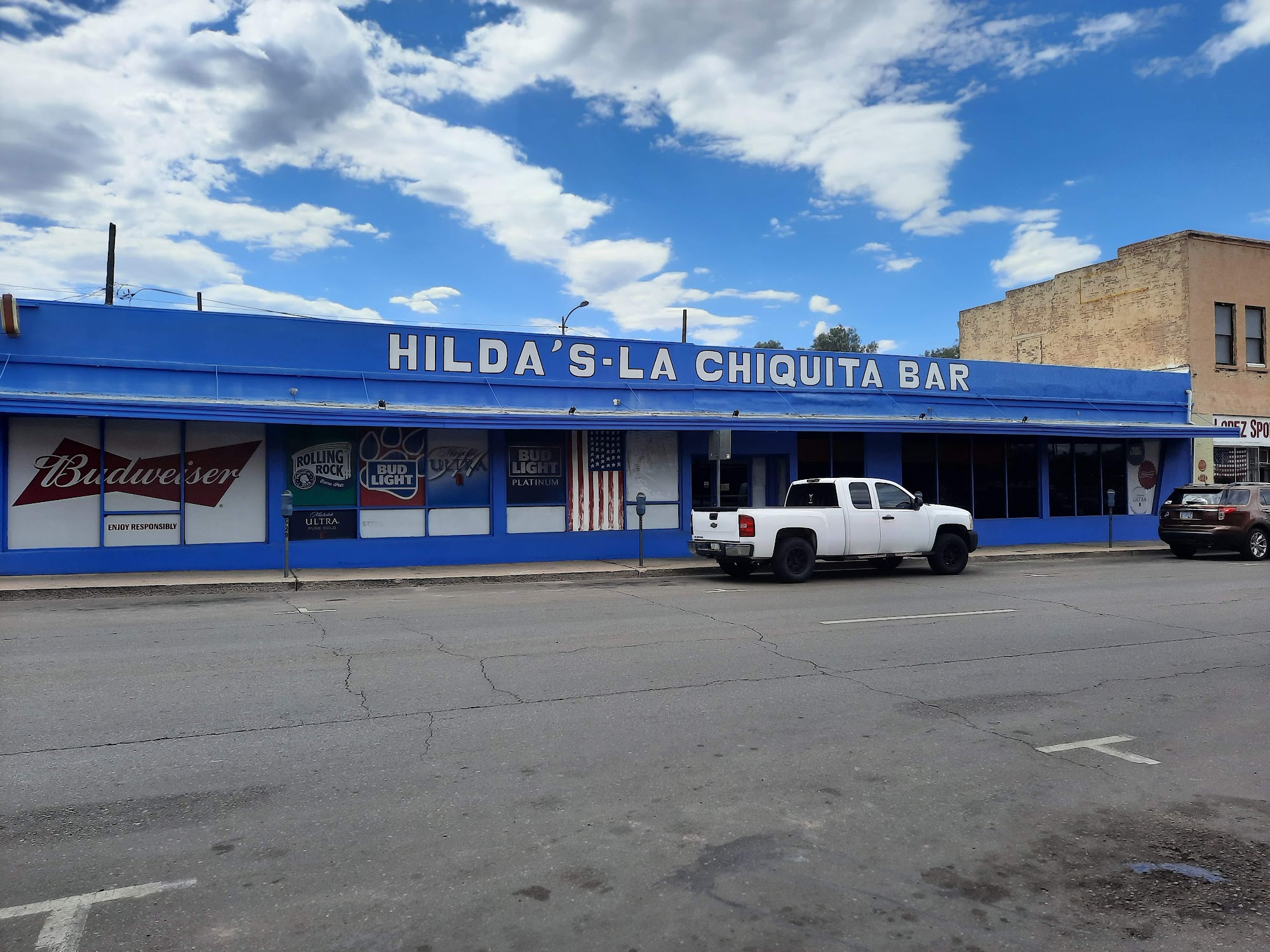 Hilda's-La Chiquita Bar Menu