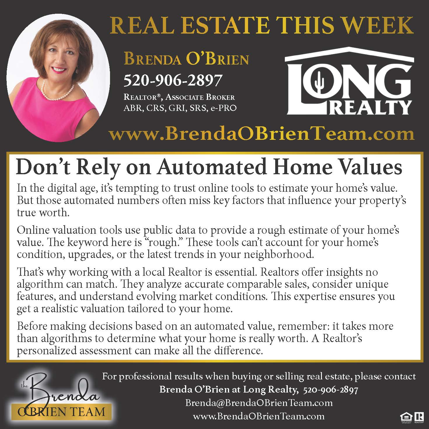 Brenda O'Brien Team Real Estate Agents in Oro Valley AZ-Long Realty