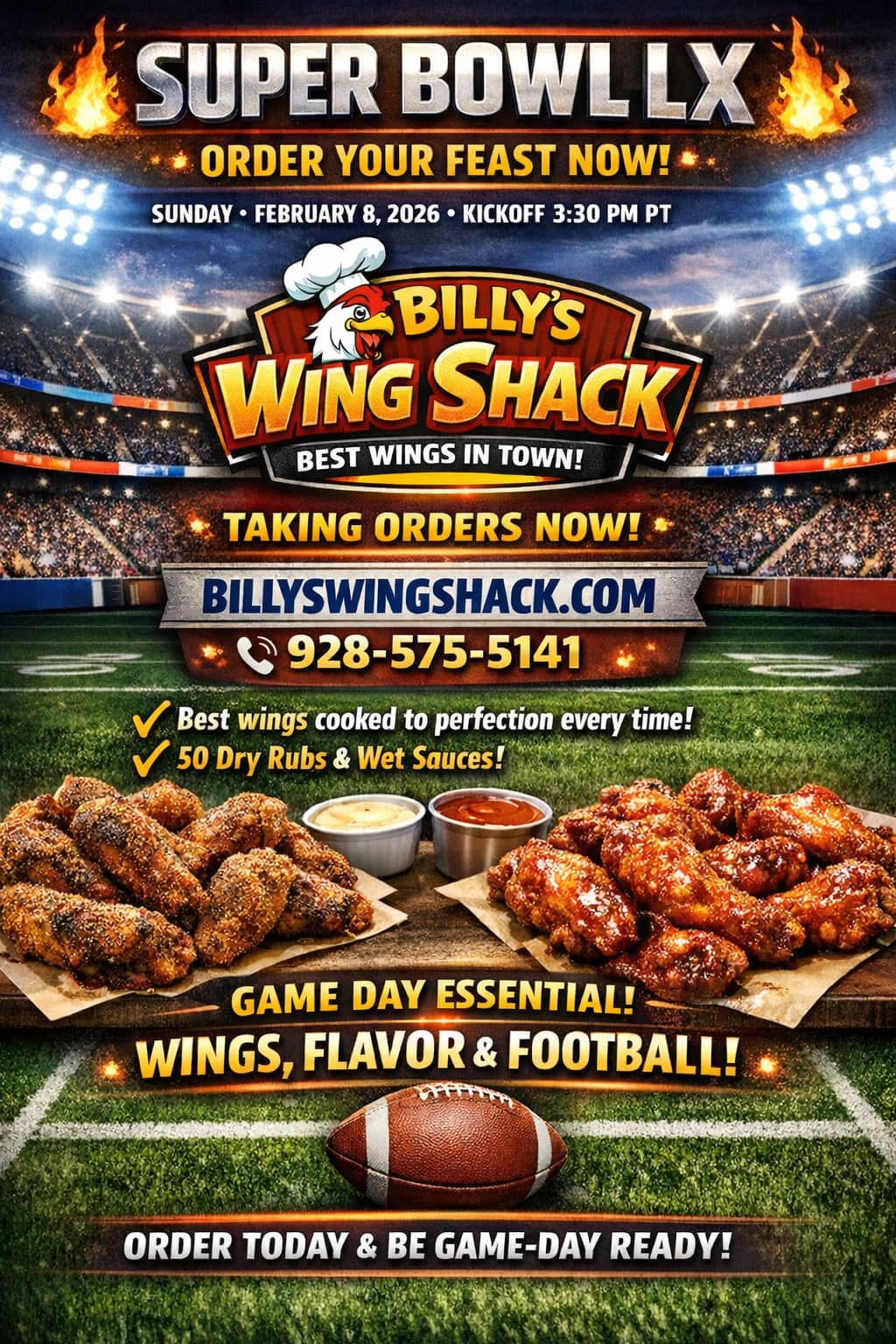 Billy’s Wing Shack Parker