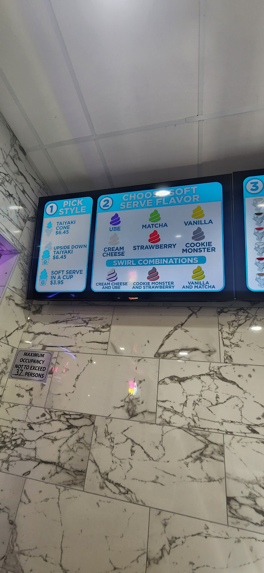 Iced Out Ice Cream Menu