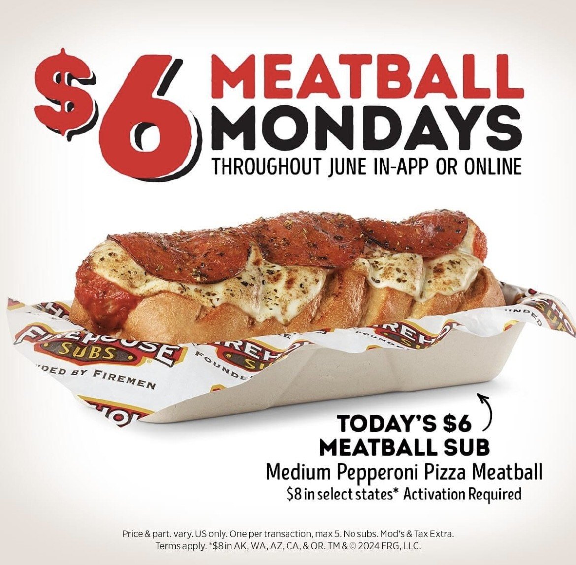 Firehouse Subs Tatum Park Place Menu