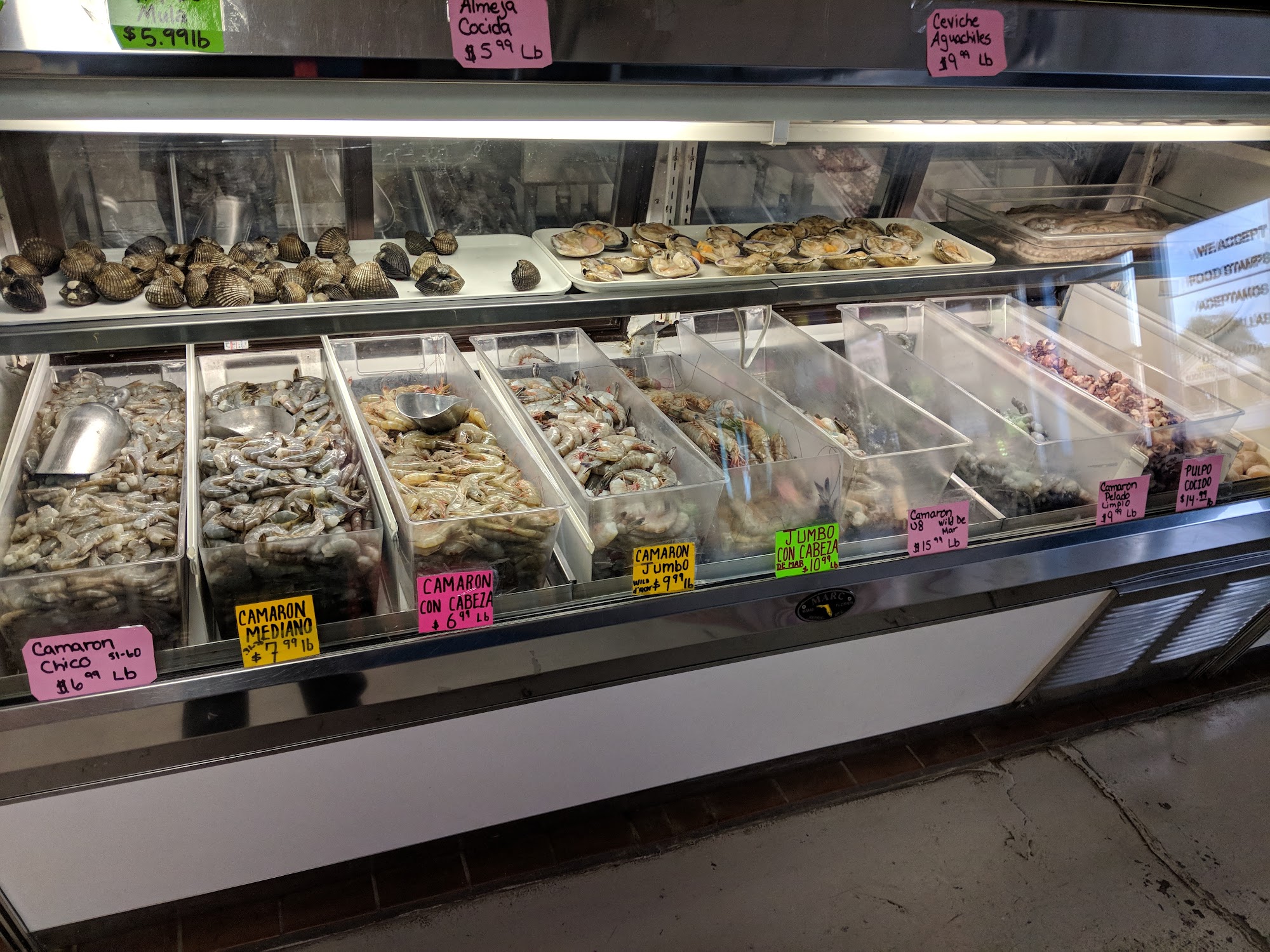 Mariscos De Guaymas Menu