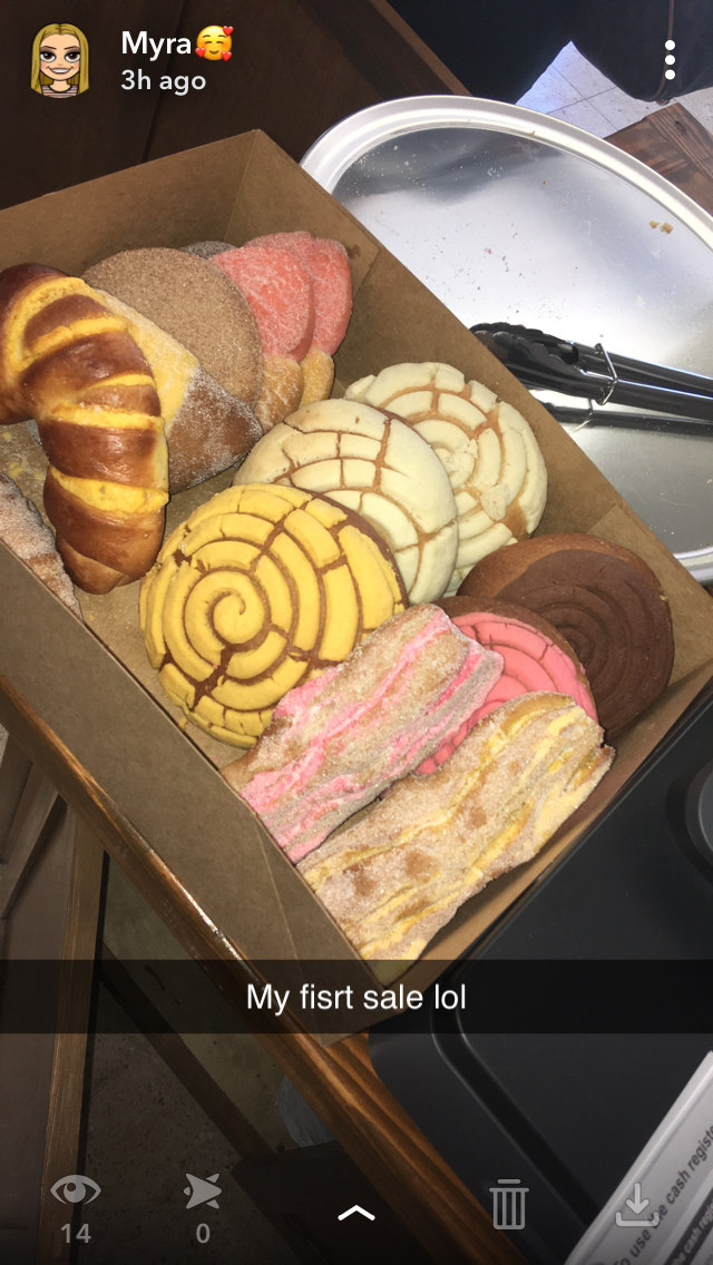 Carmen's Bakery Menu