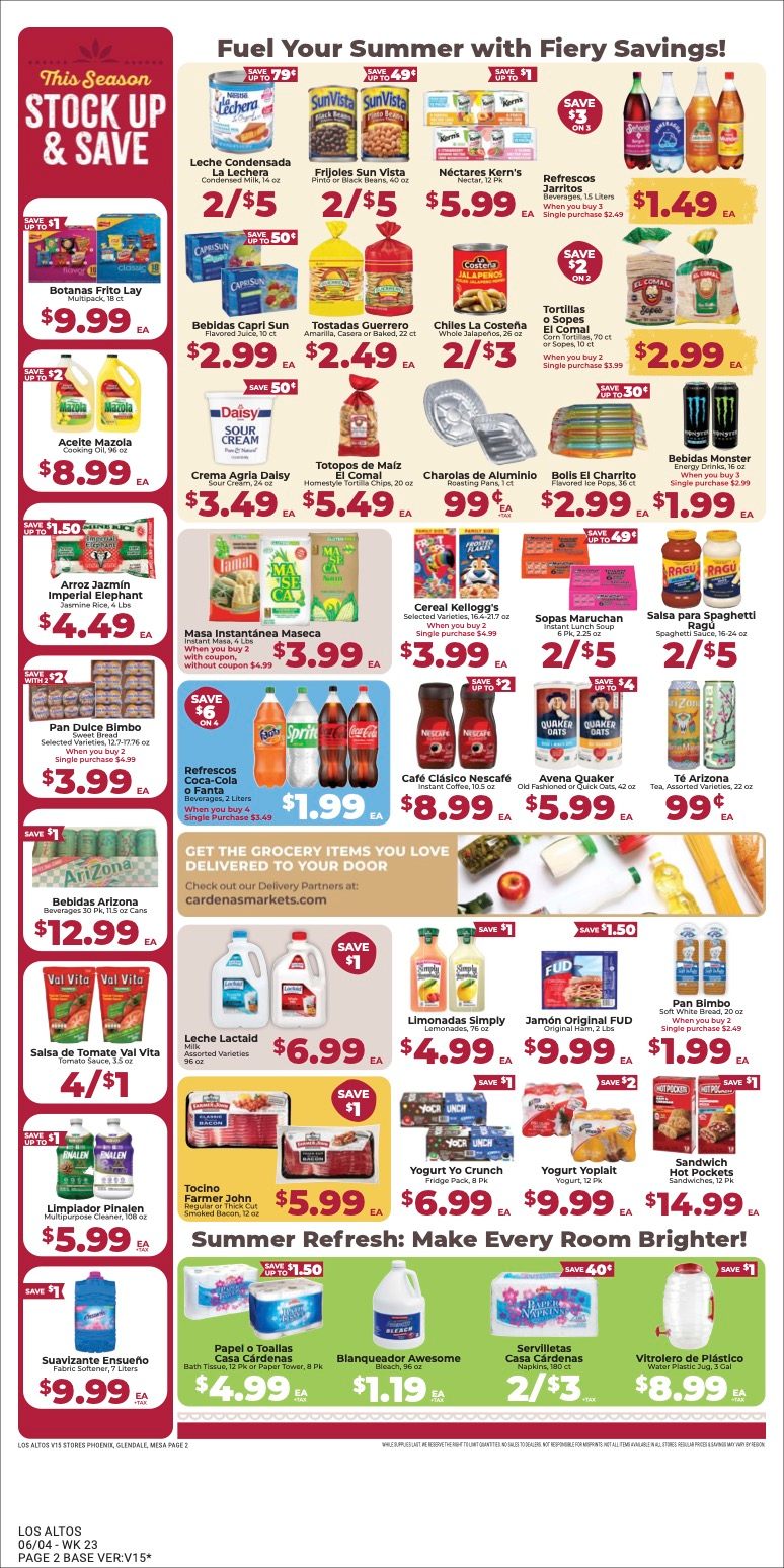 Mobile Cell Ranch Market Phoenix Arizona Menu