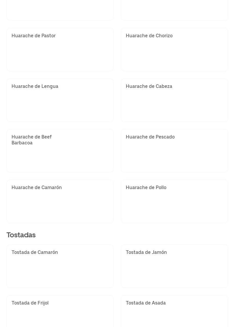 Latinos Restaurant 2 Menu