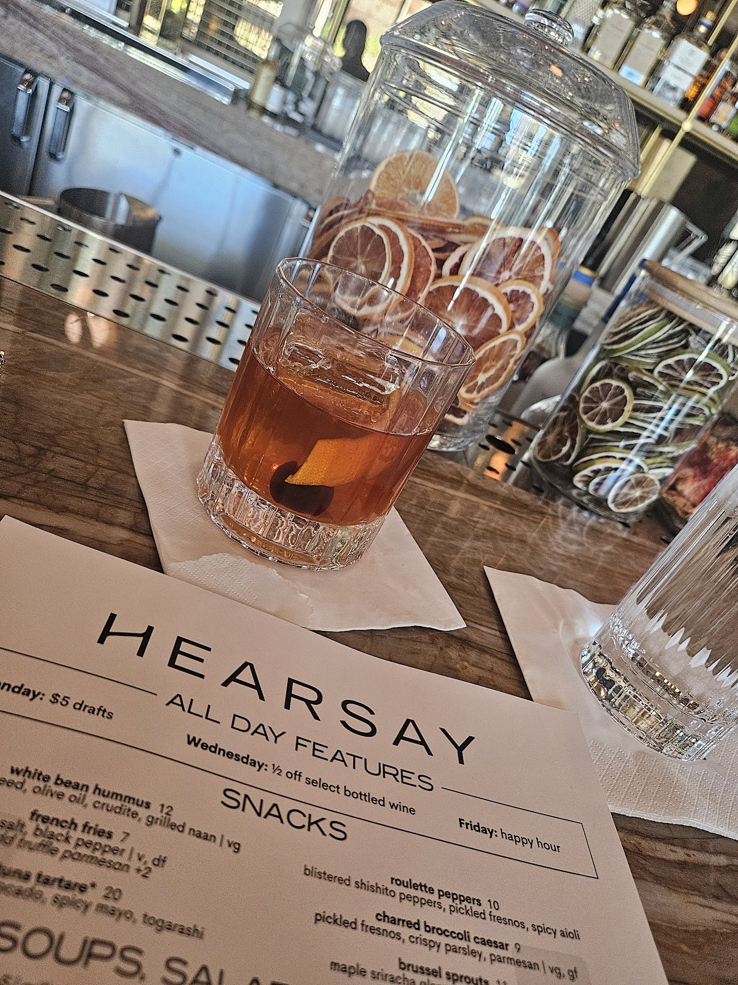 Hearsay Menu
