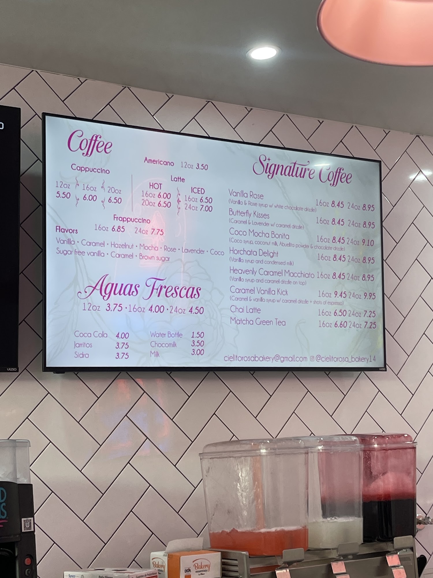 Cielito Rosa Bakery & Cafe #2 Menu