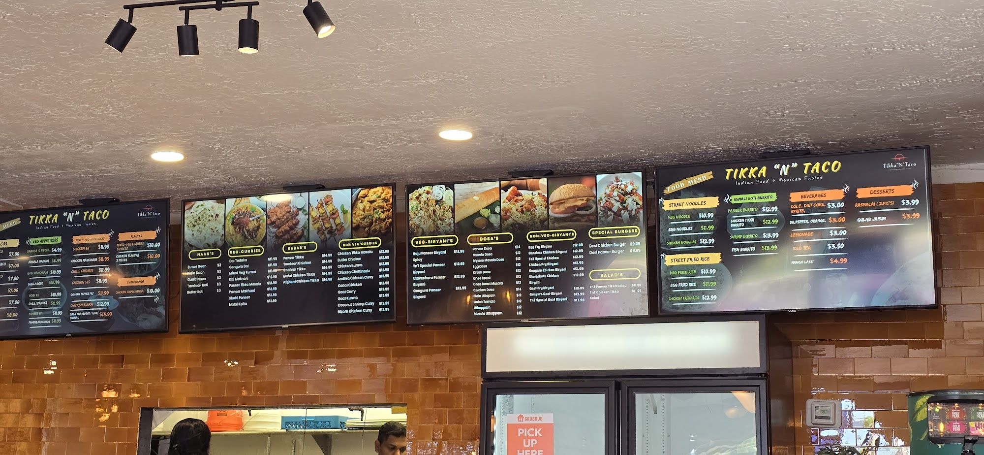 Tikka N Taco Menu