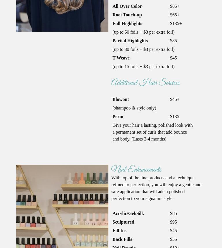 KarynS Hair Skin and Nails 634 Schemmer Dr, Prescott Arizona 86305