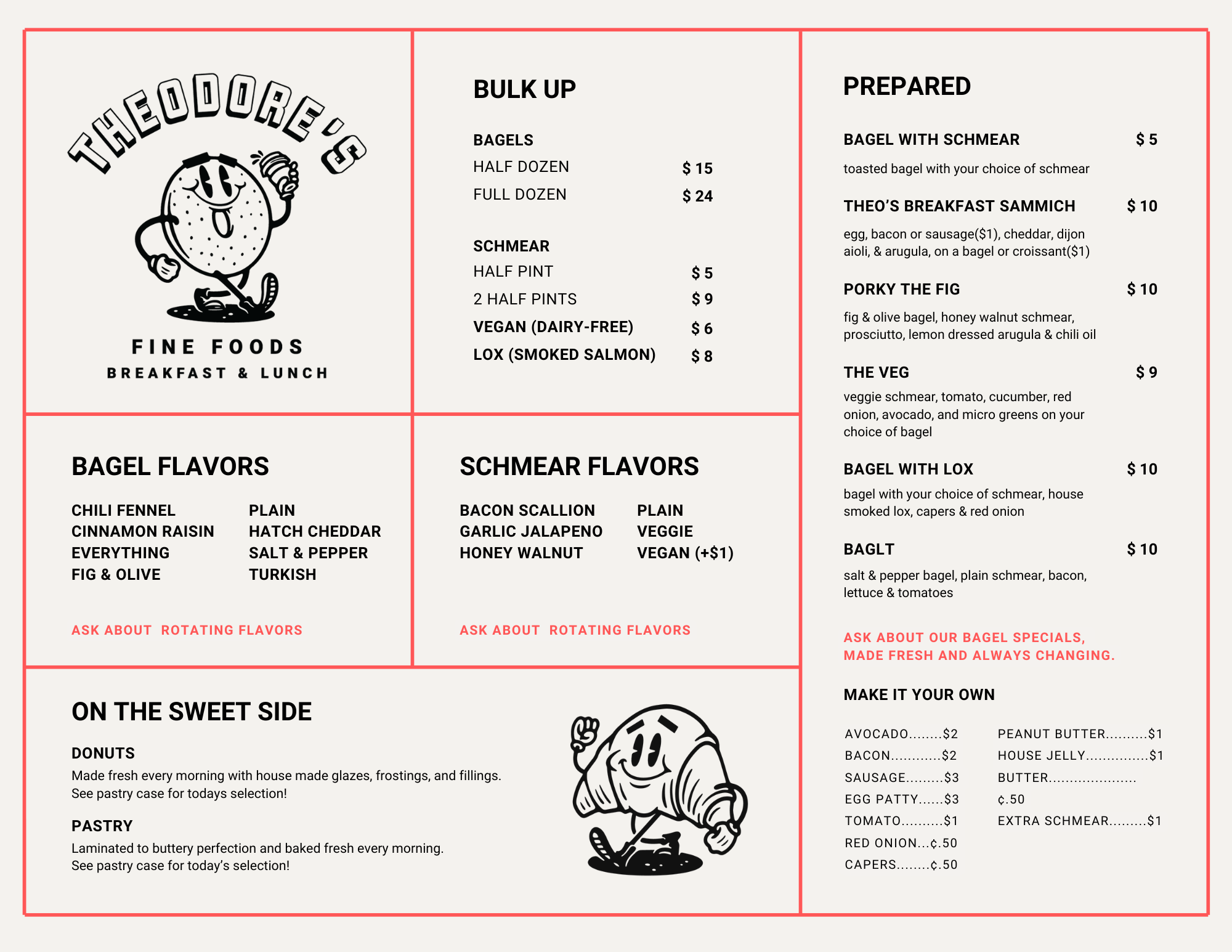 Theodore's Fine Foods 239 N Marina St, Prescott