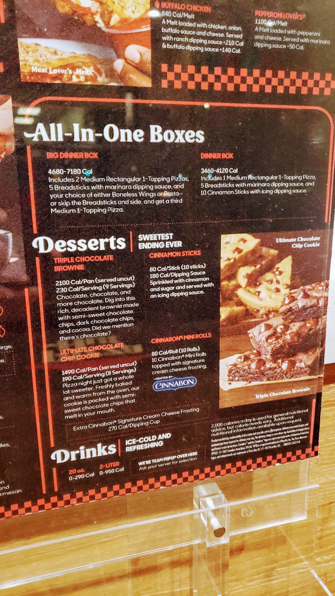 Pizza Hut Menu