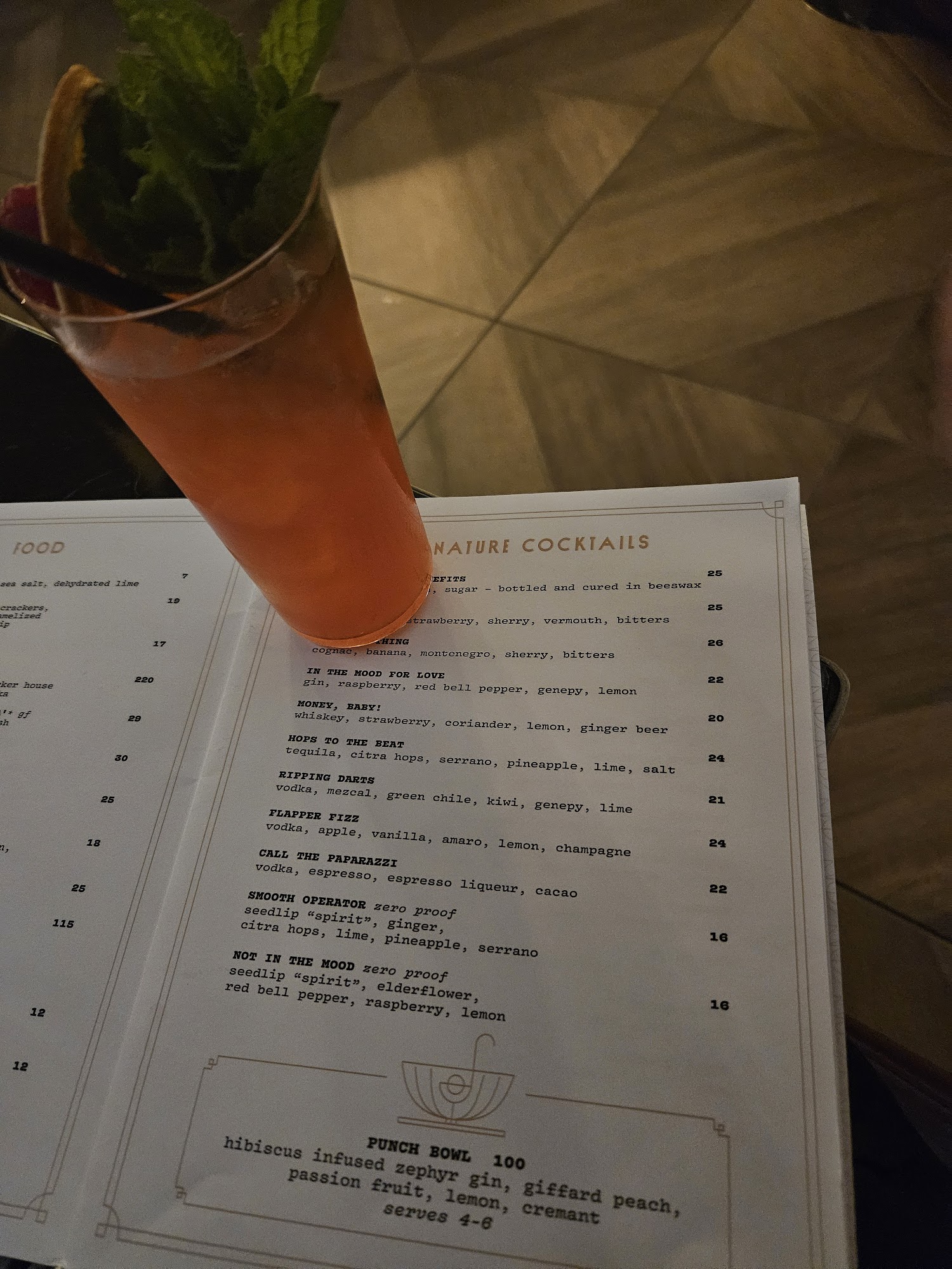 Tell Your Friends Menu