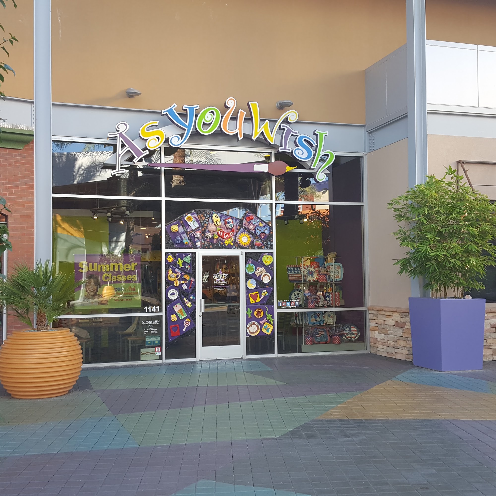 As You Wish Pottery Painting Place at Tempe Marketplace Tempe