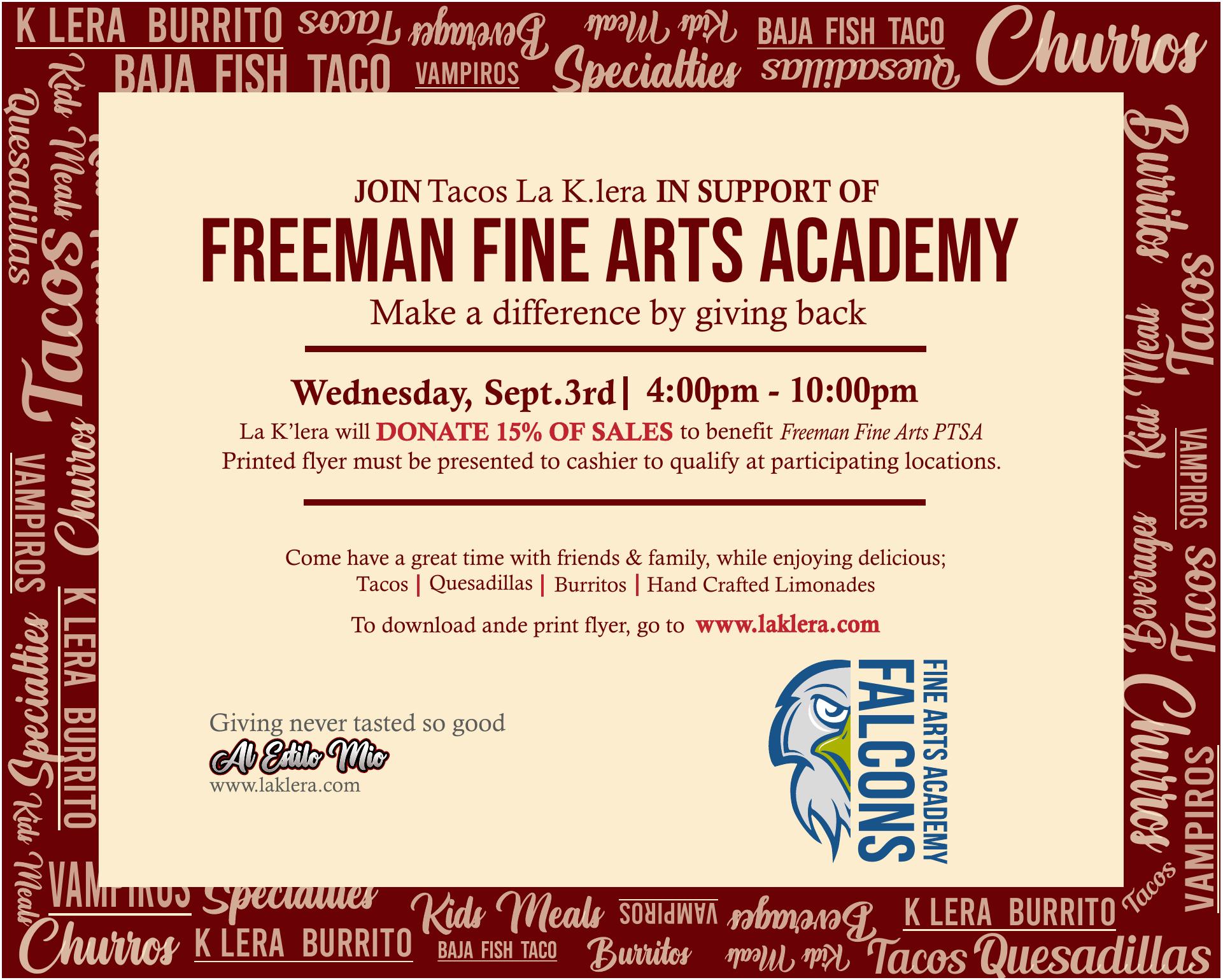 Tacos La K'lera Menu