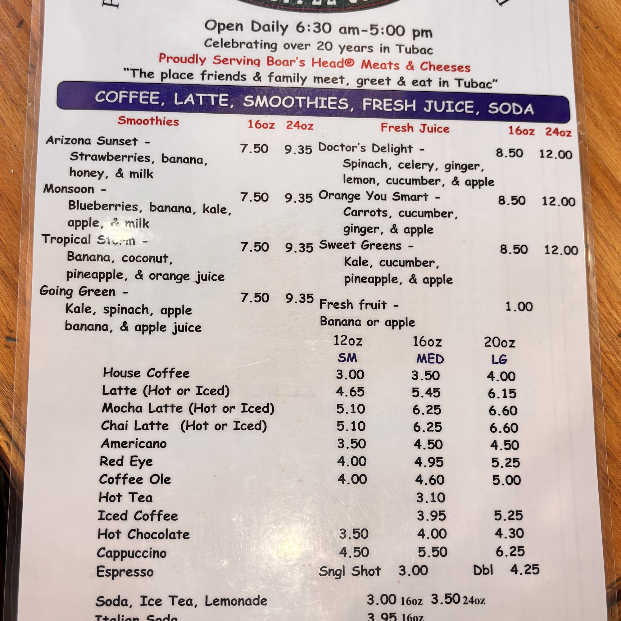 Tubac Deli & Coffee Co Tubac