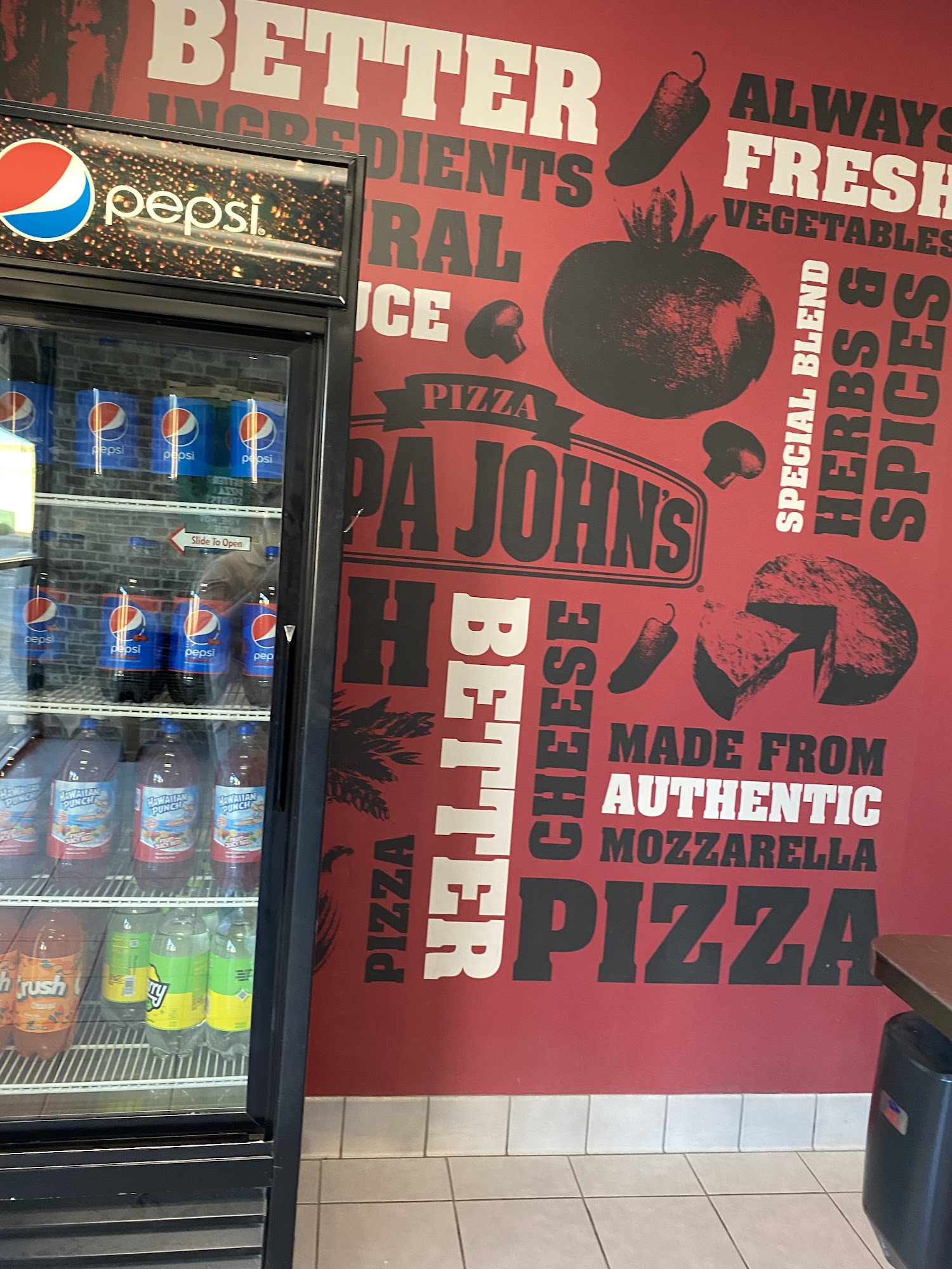 Papa Johns Pizza Menu