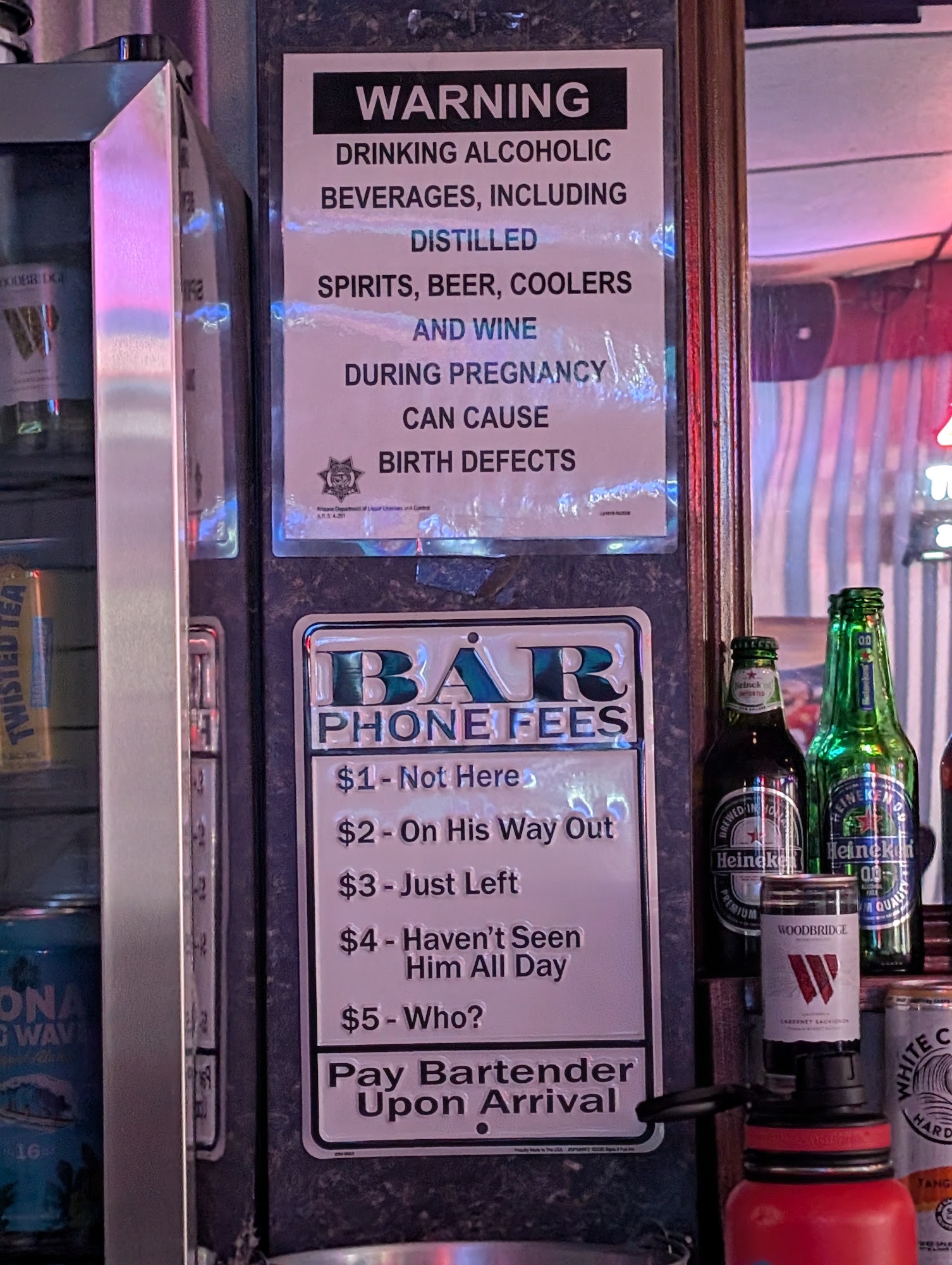 Kolb Road Lounge Menu