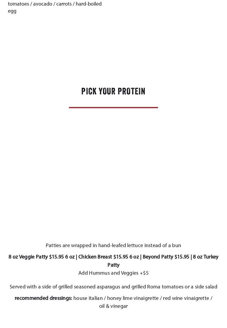 Cold Beers & Cheeseburgers Menu