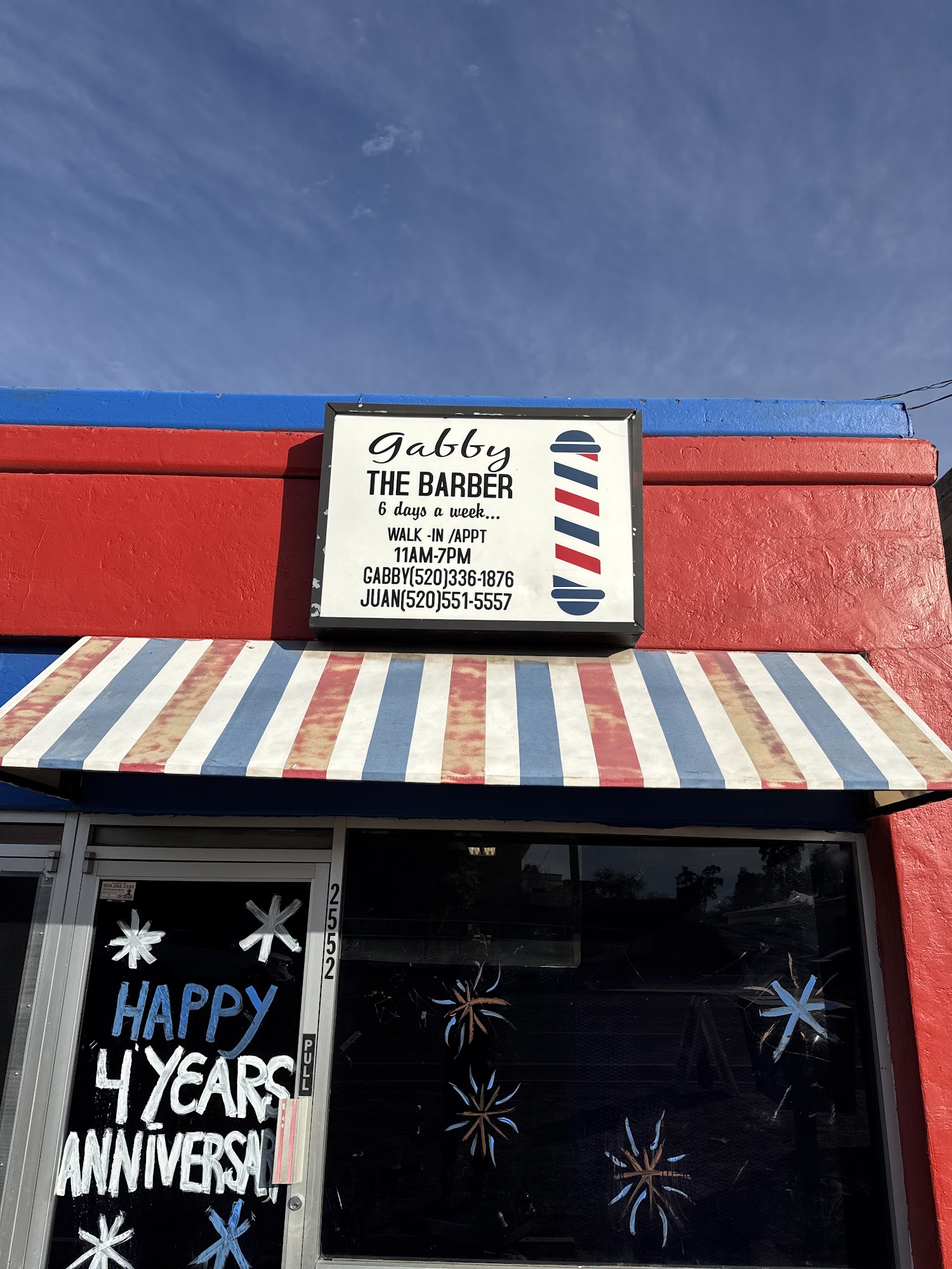 Gabby the barber 2552 N Stone Ave, Tucson Arizona 85705