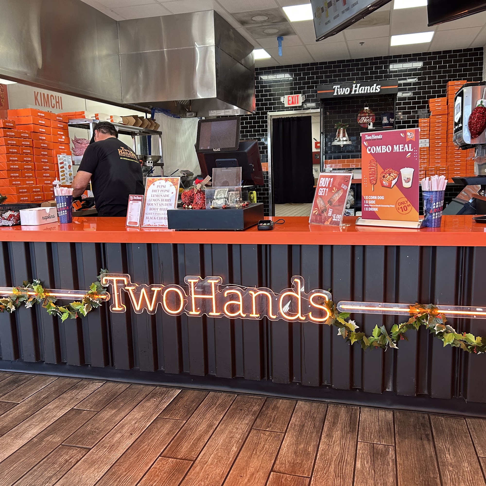 Two Hands Corn Dog on Broadway