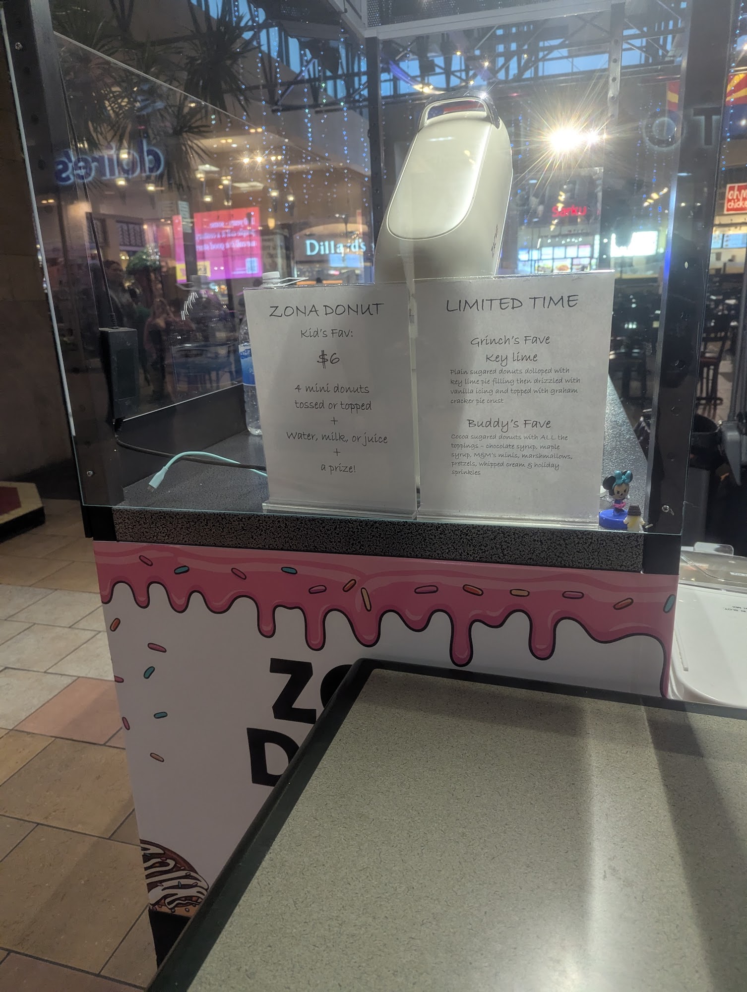 Zona Donut Menu