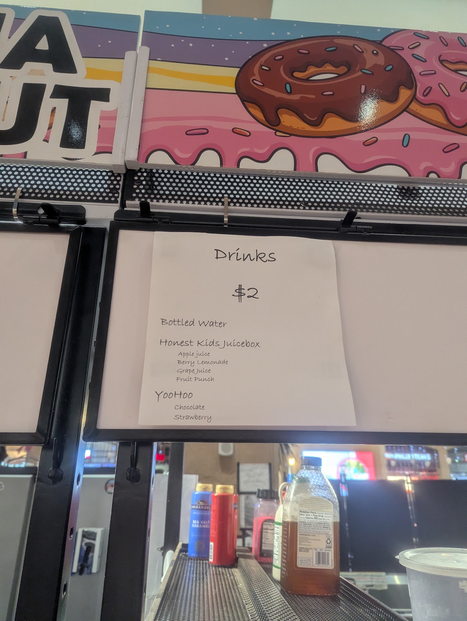Zona Donut Menu
