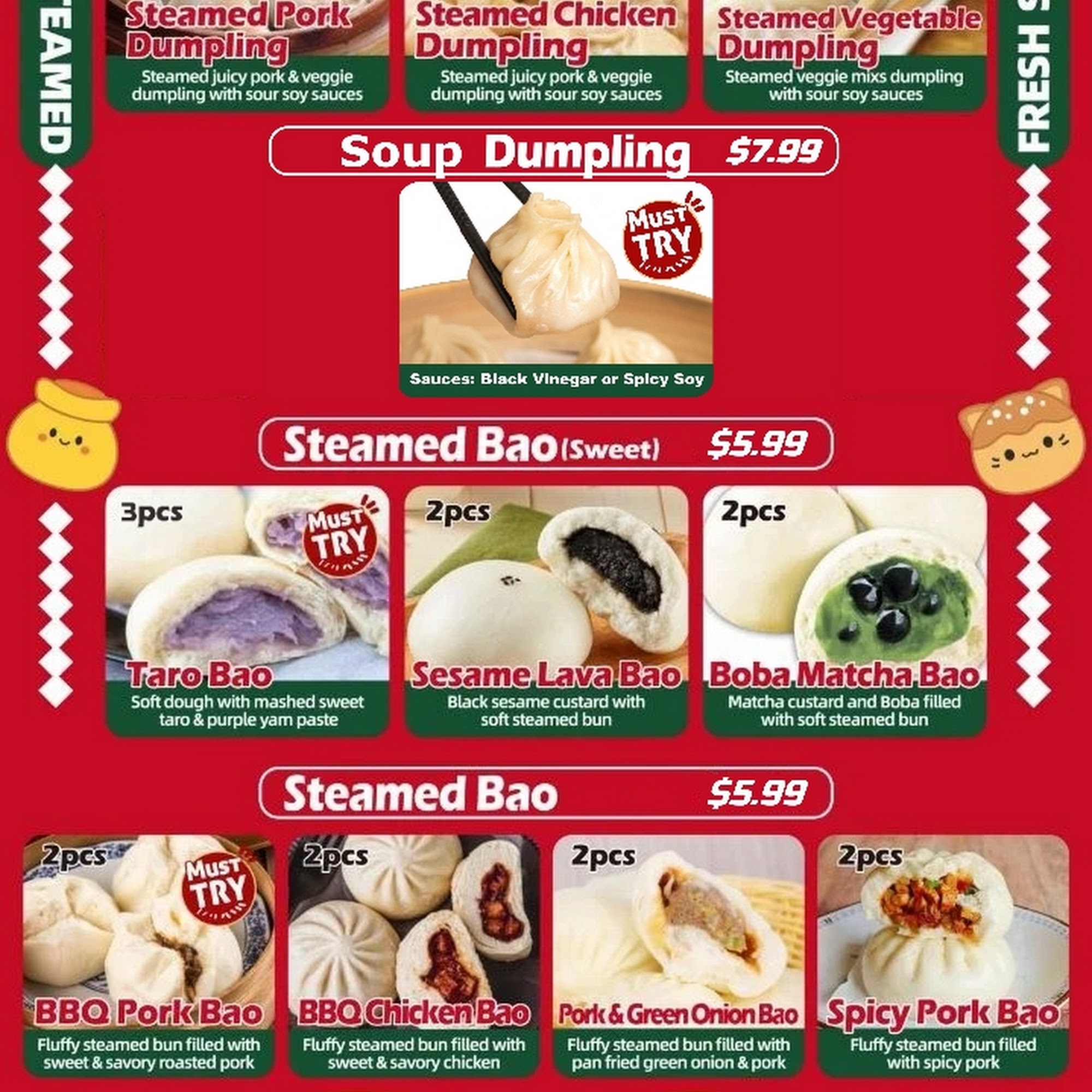 Boba Cucue Bubble Tea Cafe - Tucson Menu