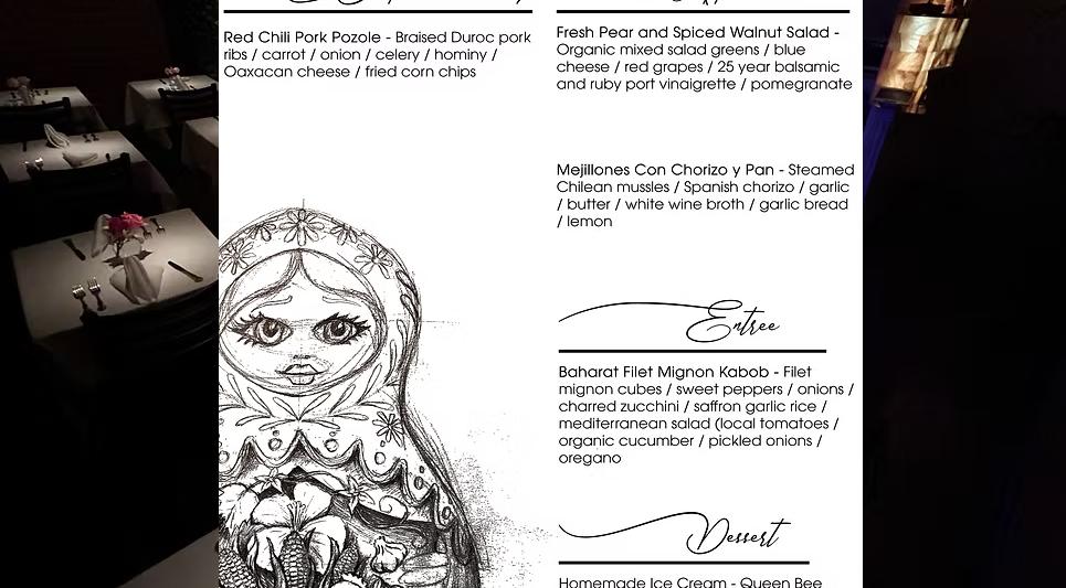 Casa Madre Restaurant Menu