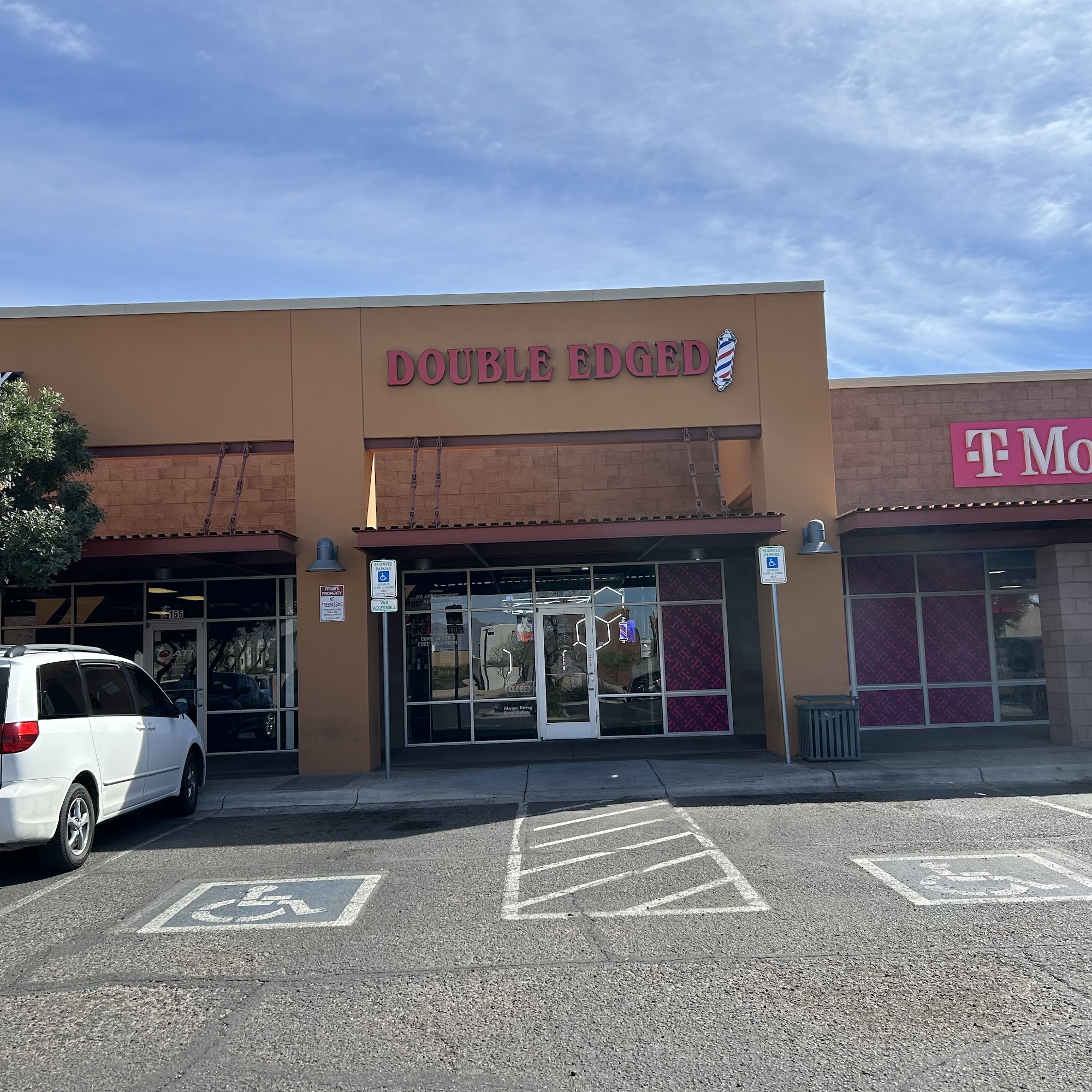 Double Edged Barbershop 1065 E Tucson Marketplace Blvd suite 107, Tucson Arizona 85713