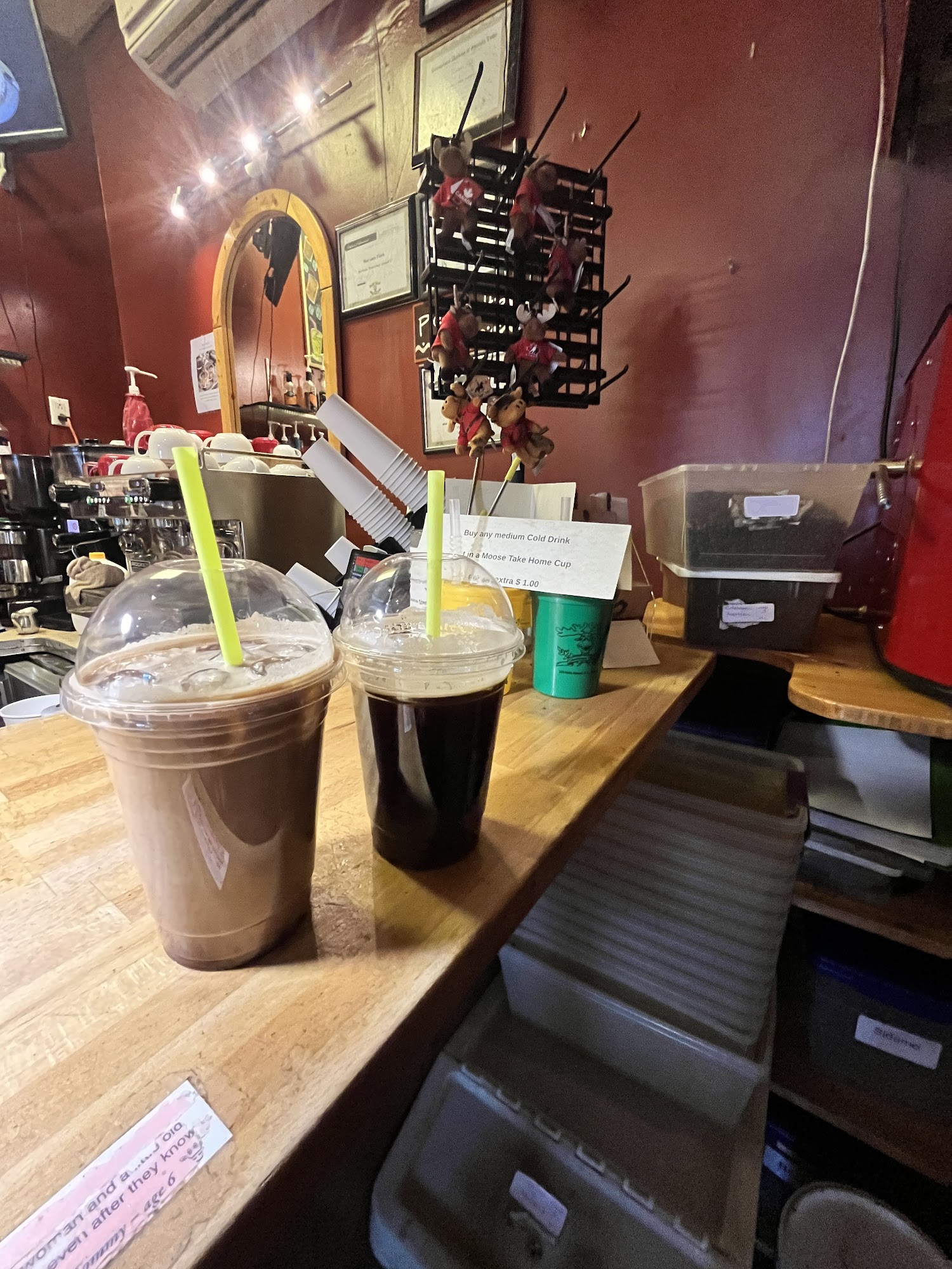 Chartreuse Moose Menu