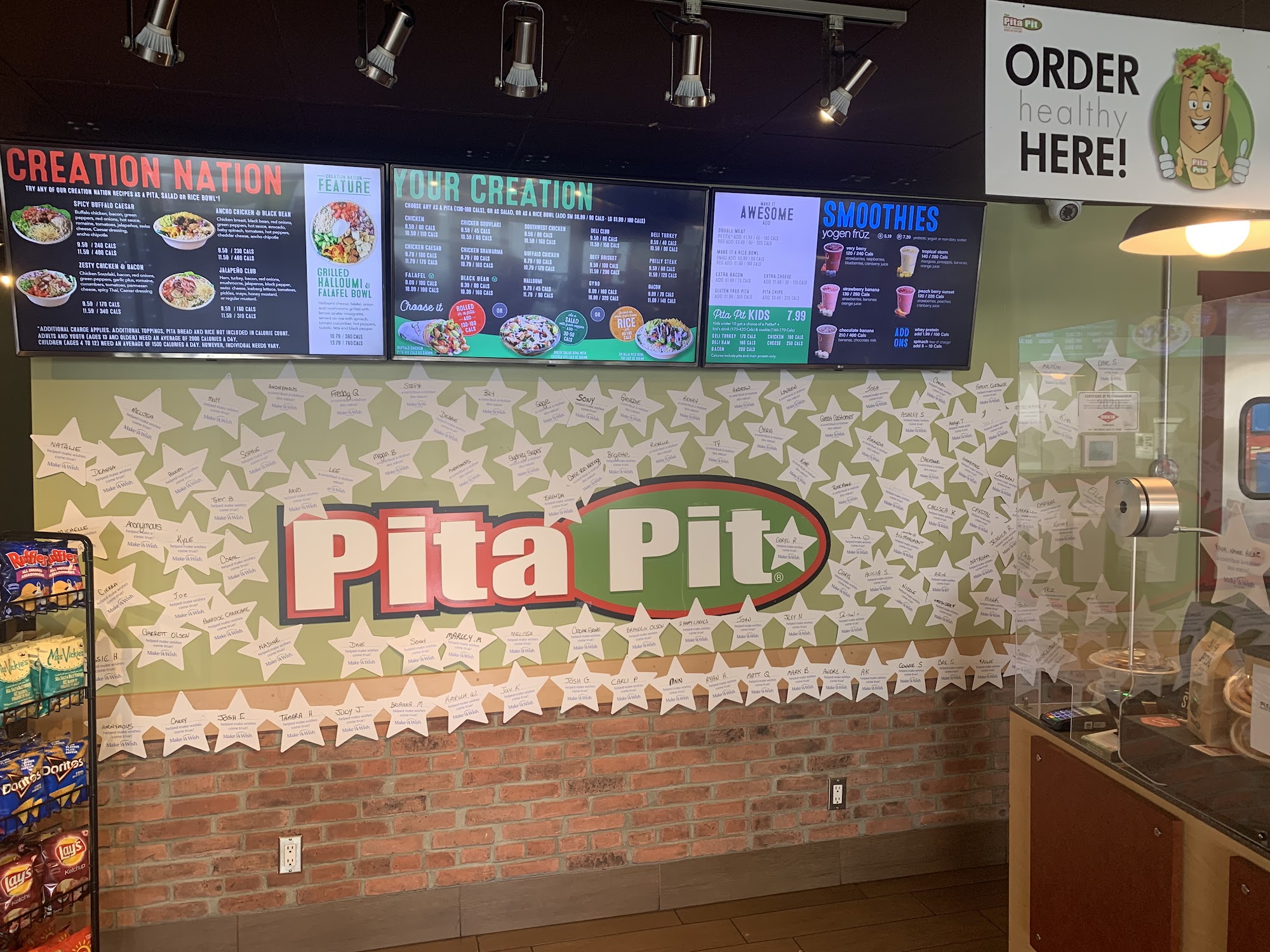Pita Pit Menu