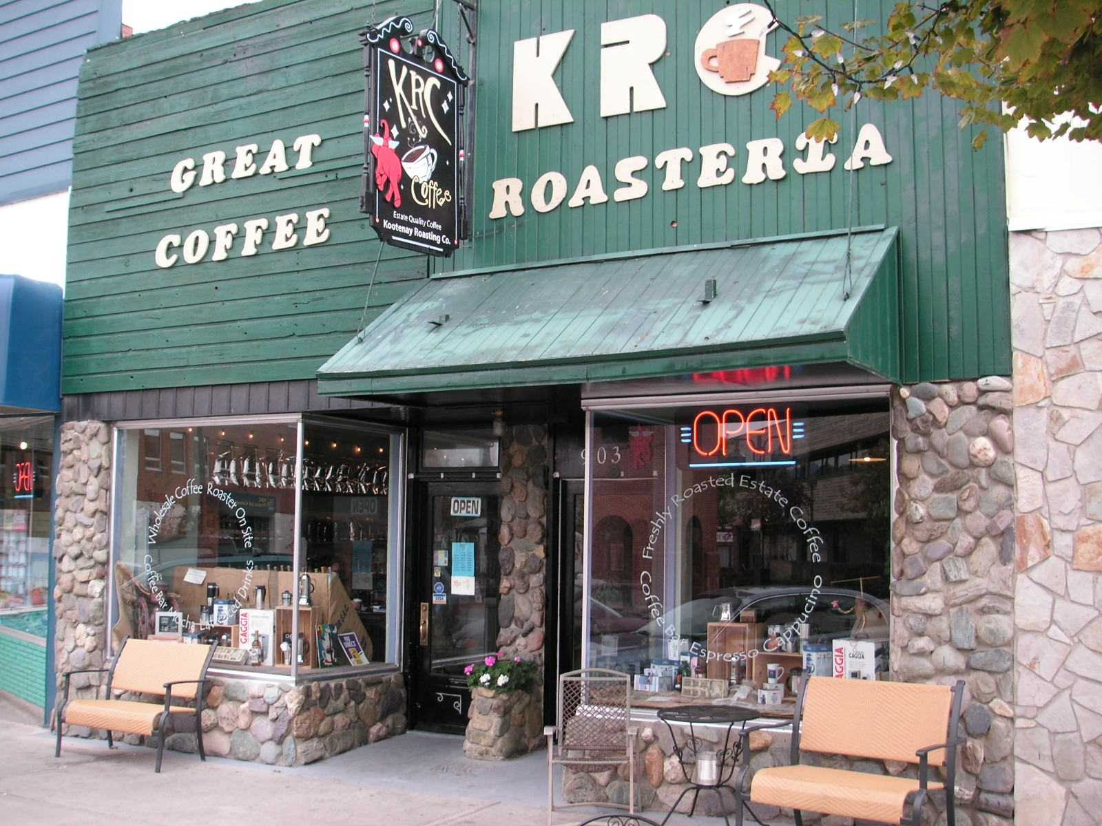 Kootenay Roasting Company Menu