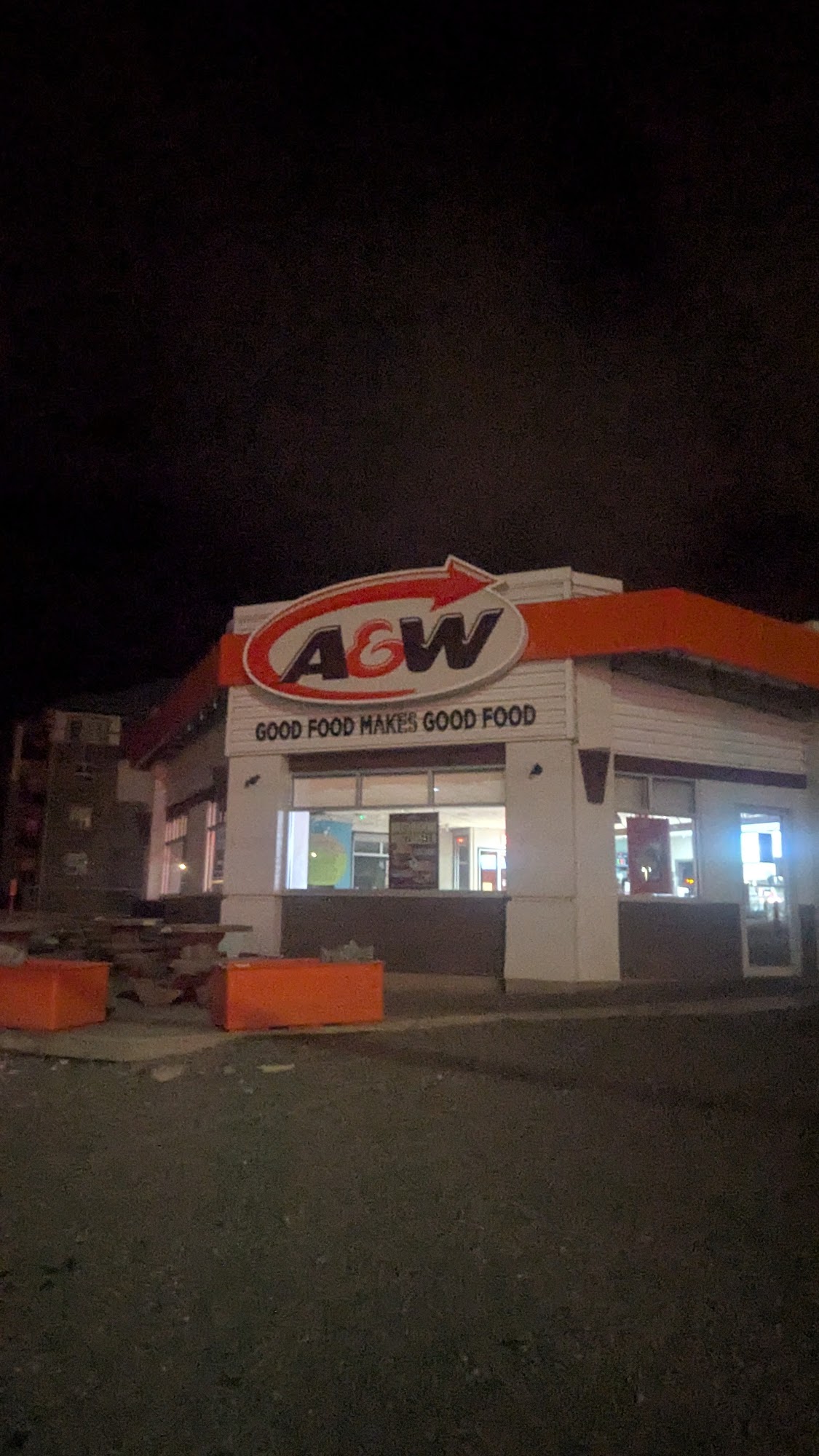 A&W Canada Menu