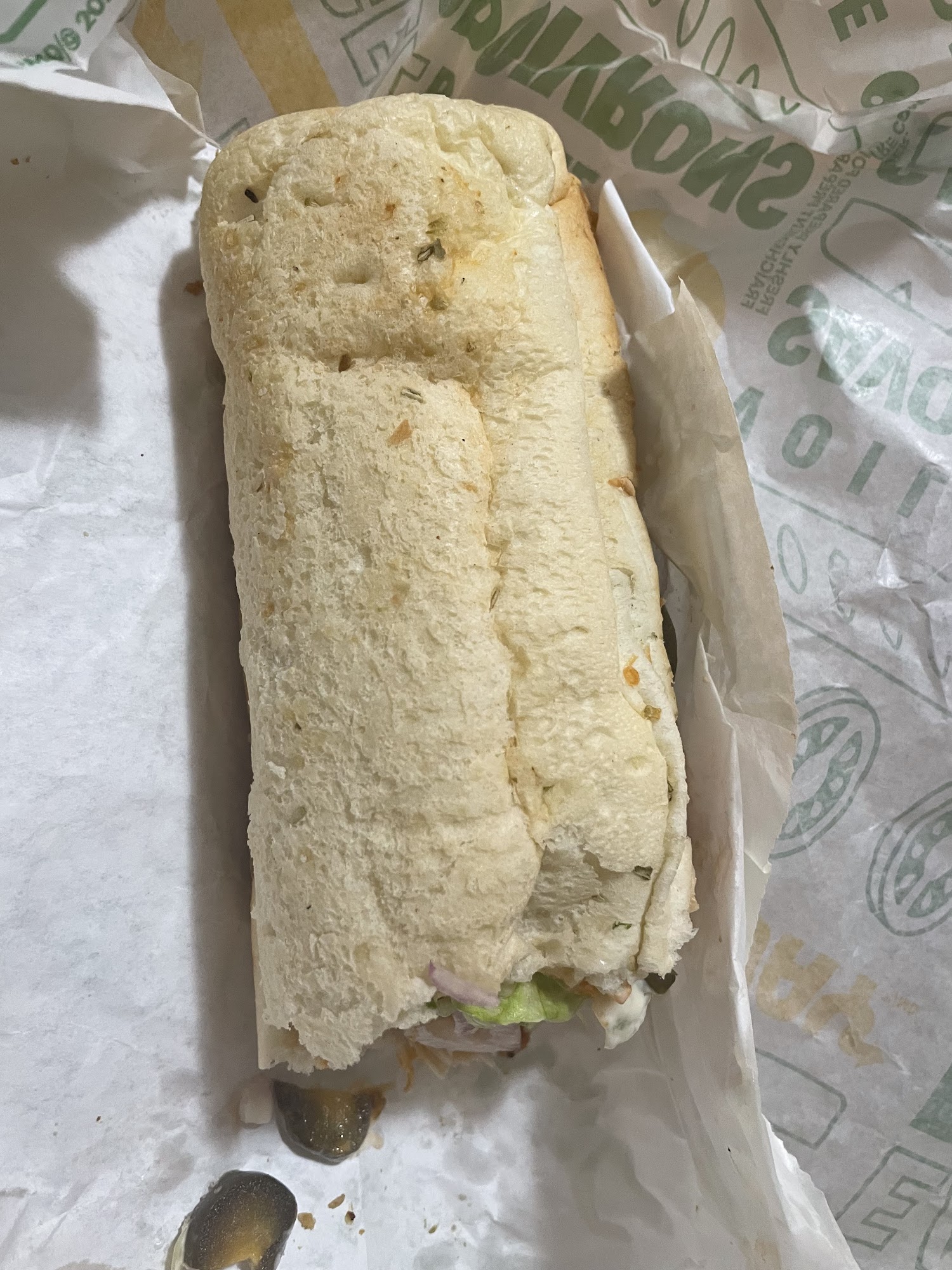 Subway Menu
