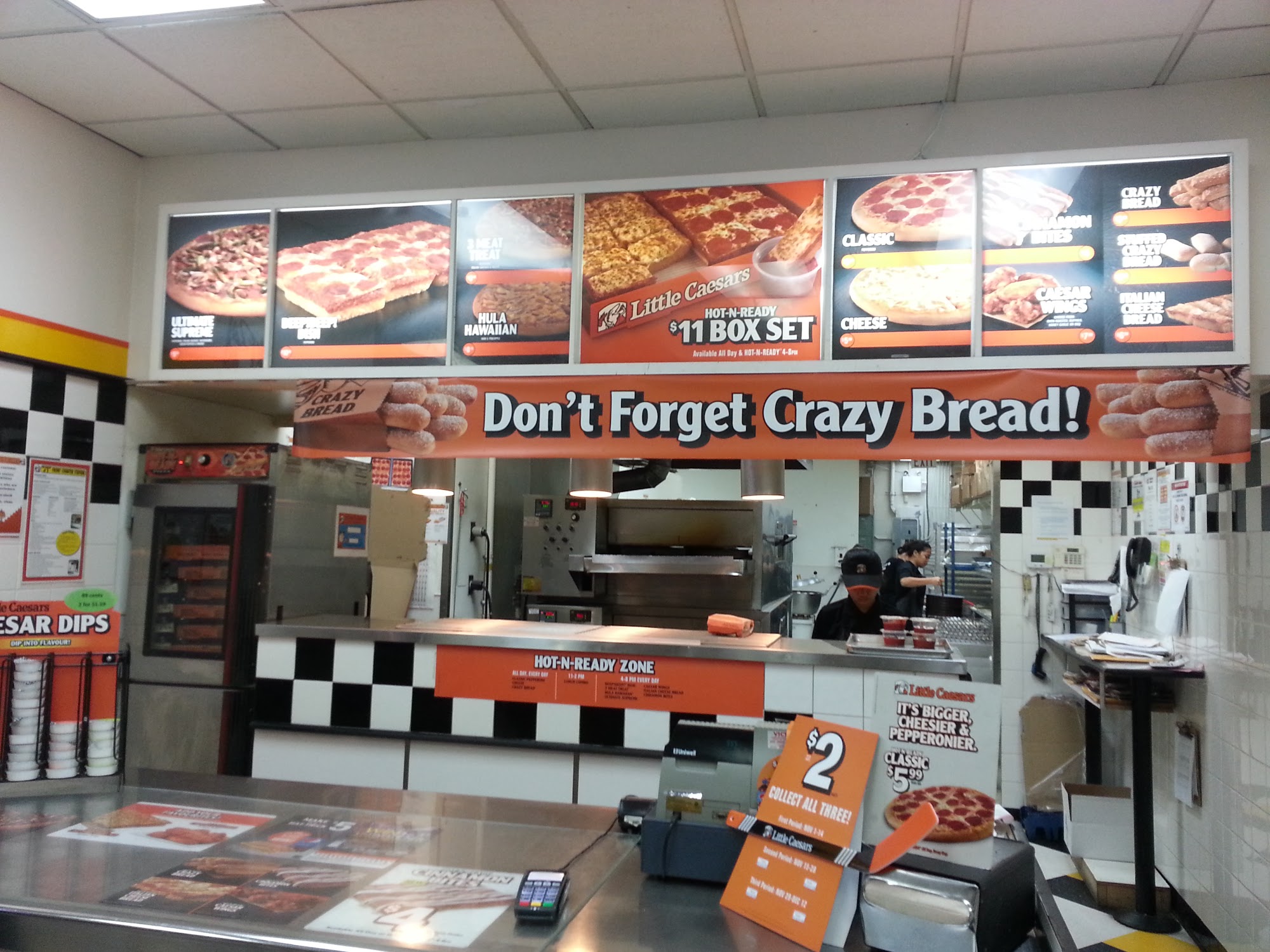 Little Caesars Pizza Menu