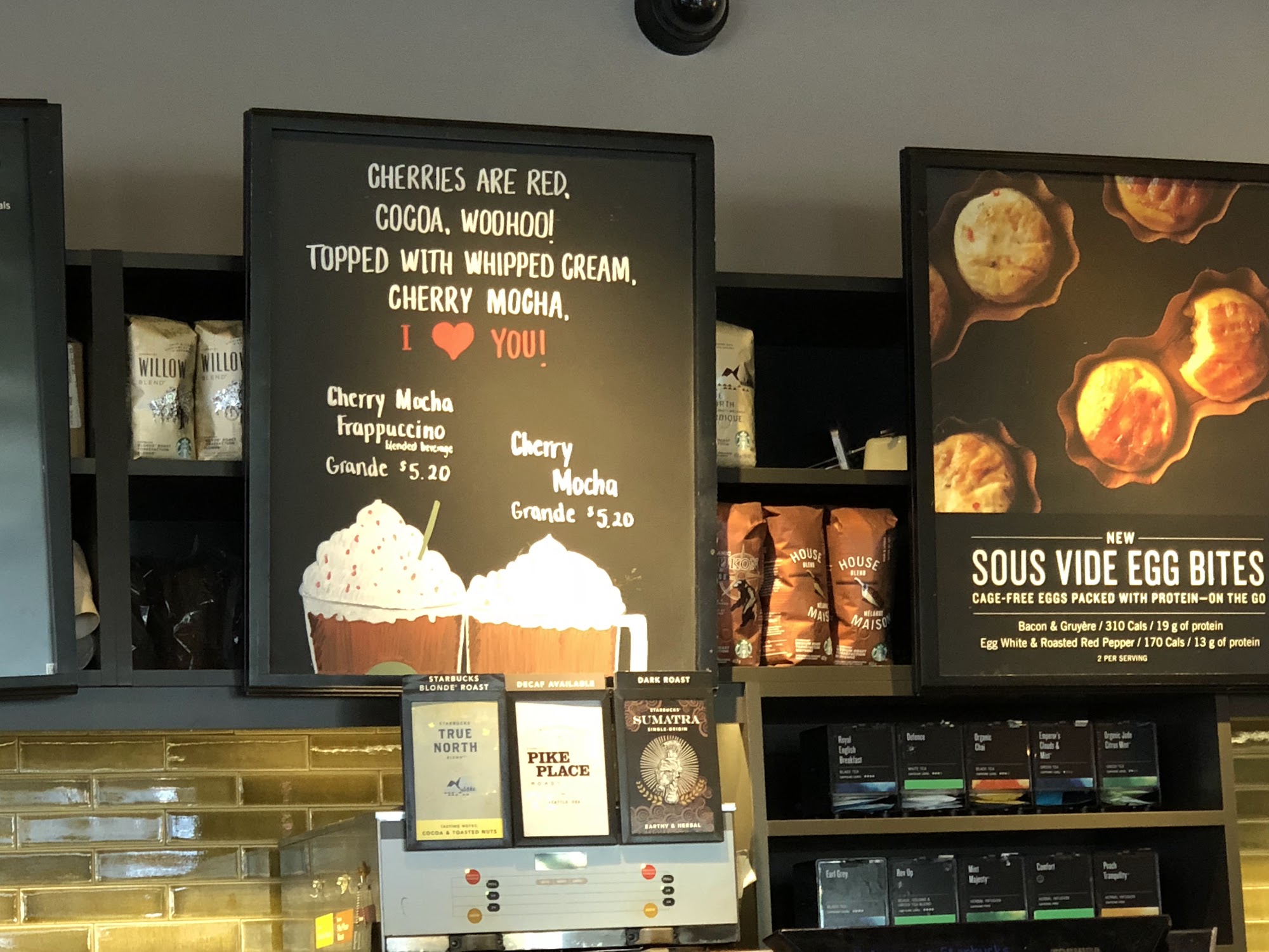 Starbucks Menu